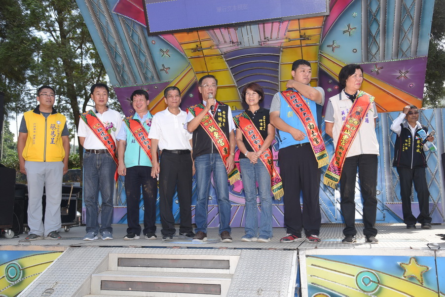 圖片-鹿谷初鄉城東宮新建動土場面莊嚴隆重