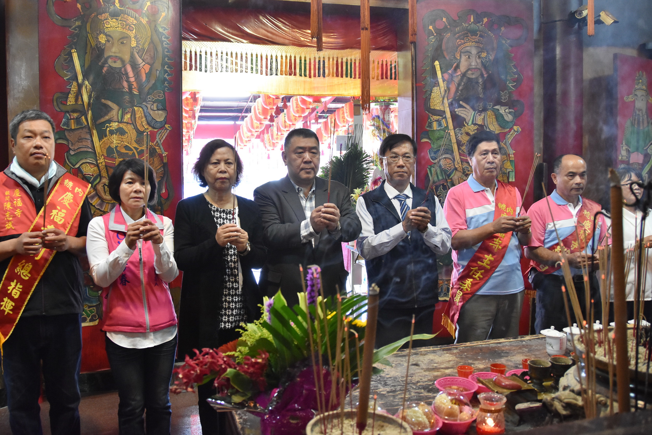 圖片-慶福寺祖師公遶境盛典 林縣長祈求縣政順利