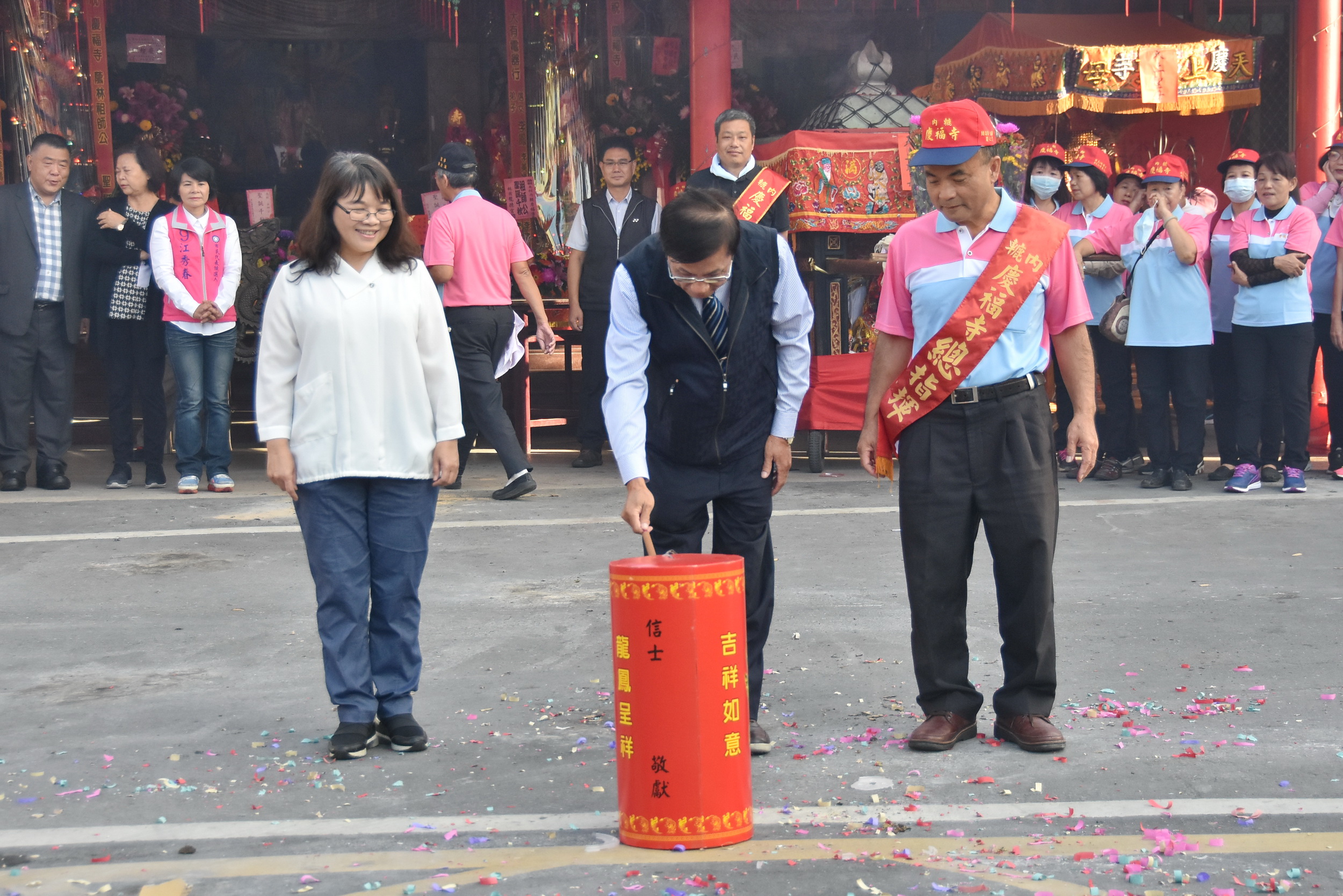 相關圖片1-慶福寺祖師公遶境盛典 林縣長祈求縣政順利