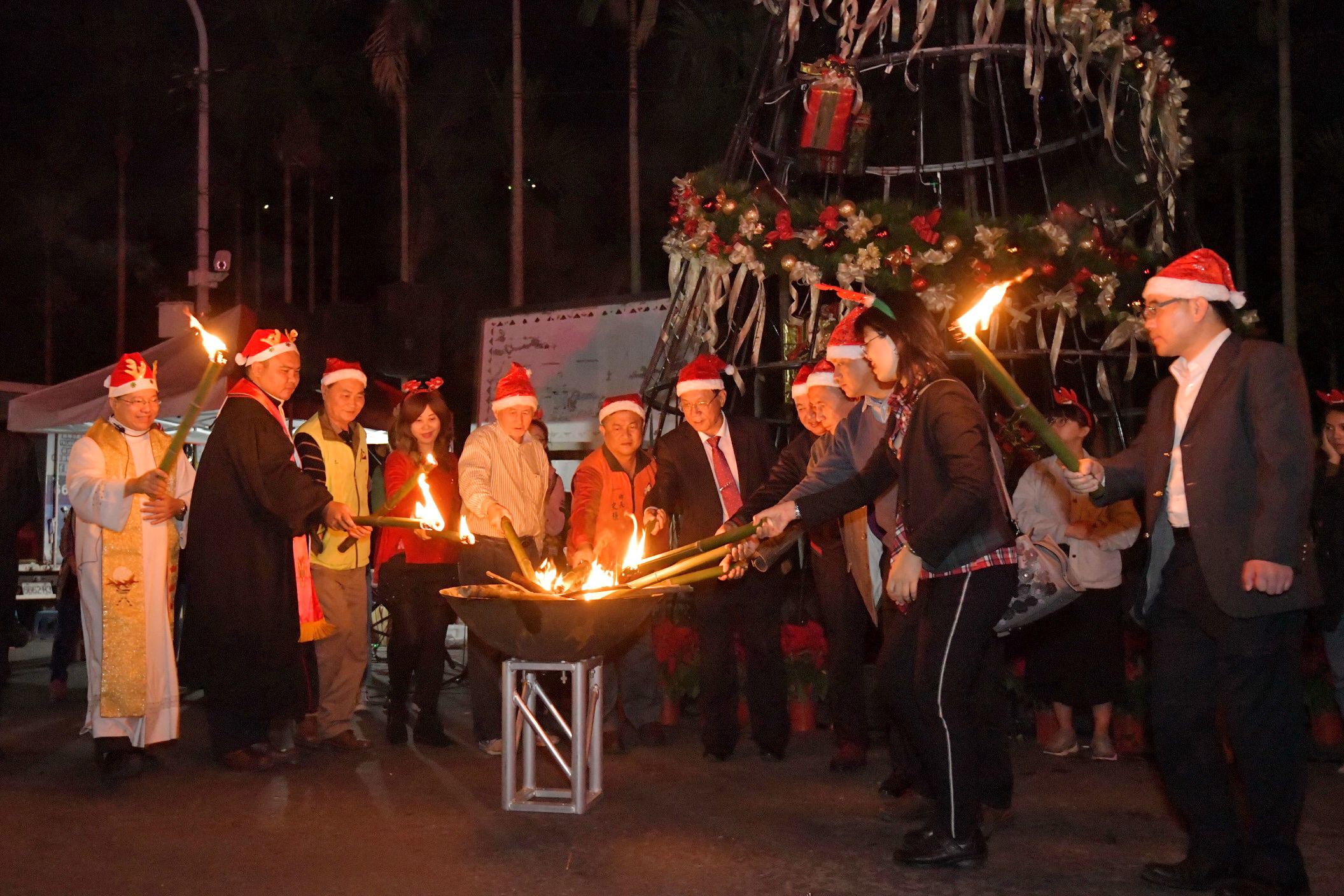 圖片-信義鄉聖誕節活動　林縣長宣布史強將任觀光處長