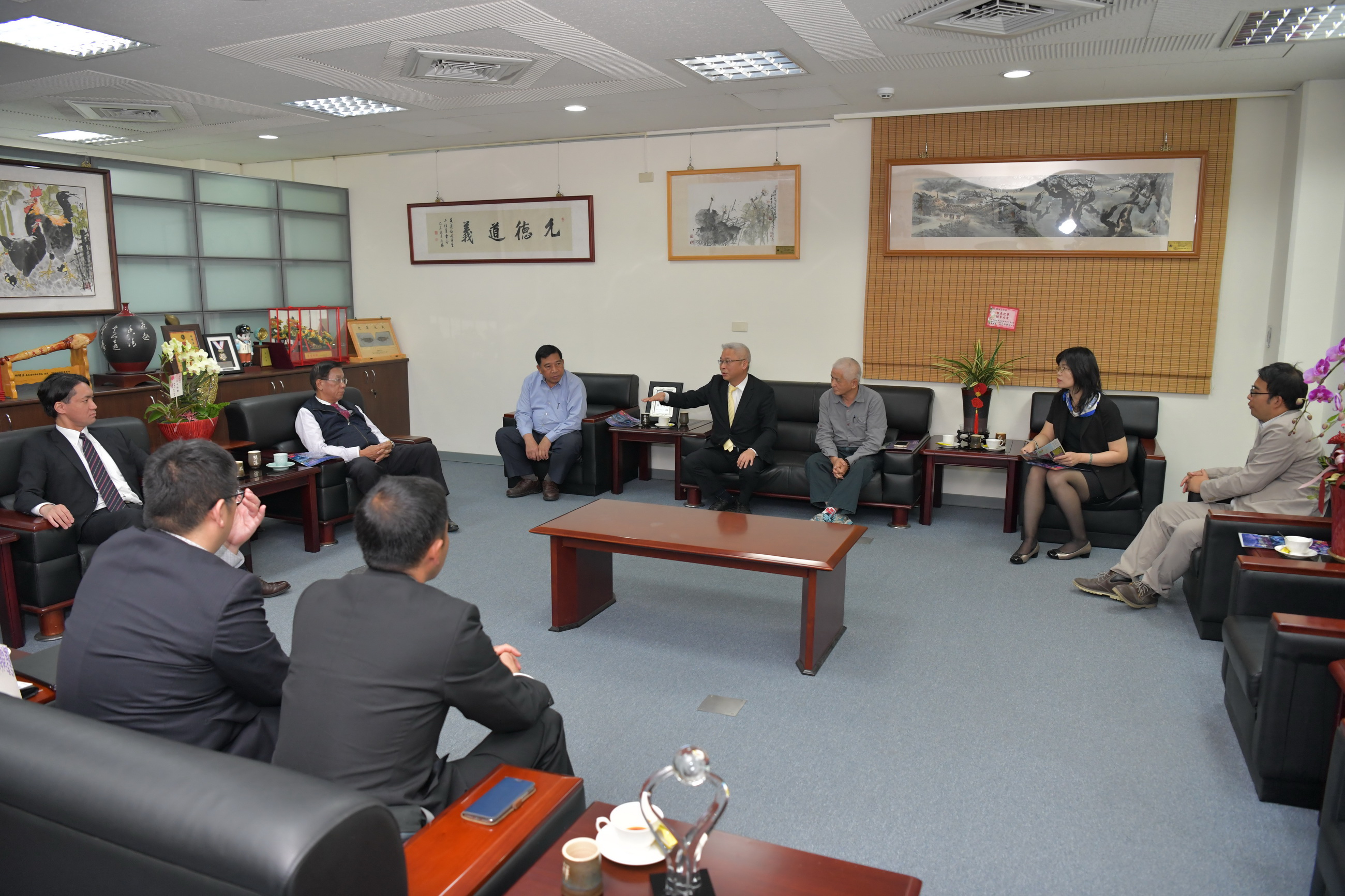 圖片-日本足利公園社長拜會　明年有望加入燈會