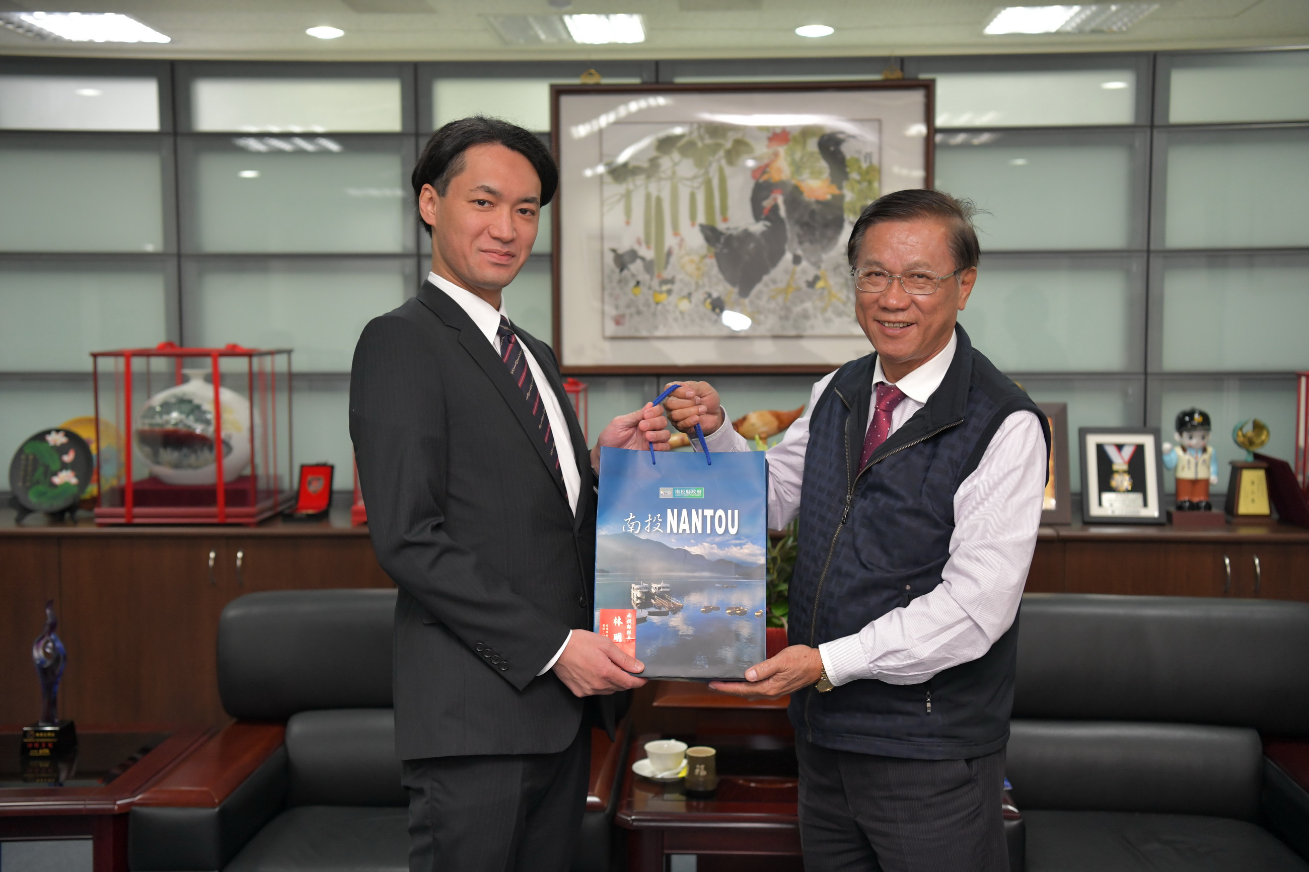 相關圖片2-日本足利公園社長拜會　明年有望加入燈會