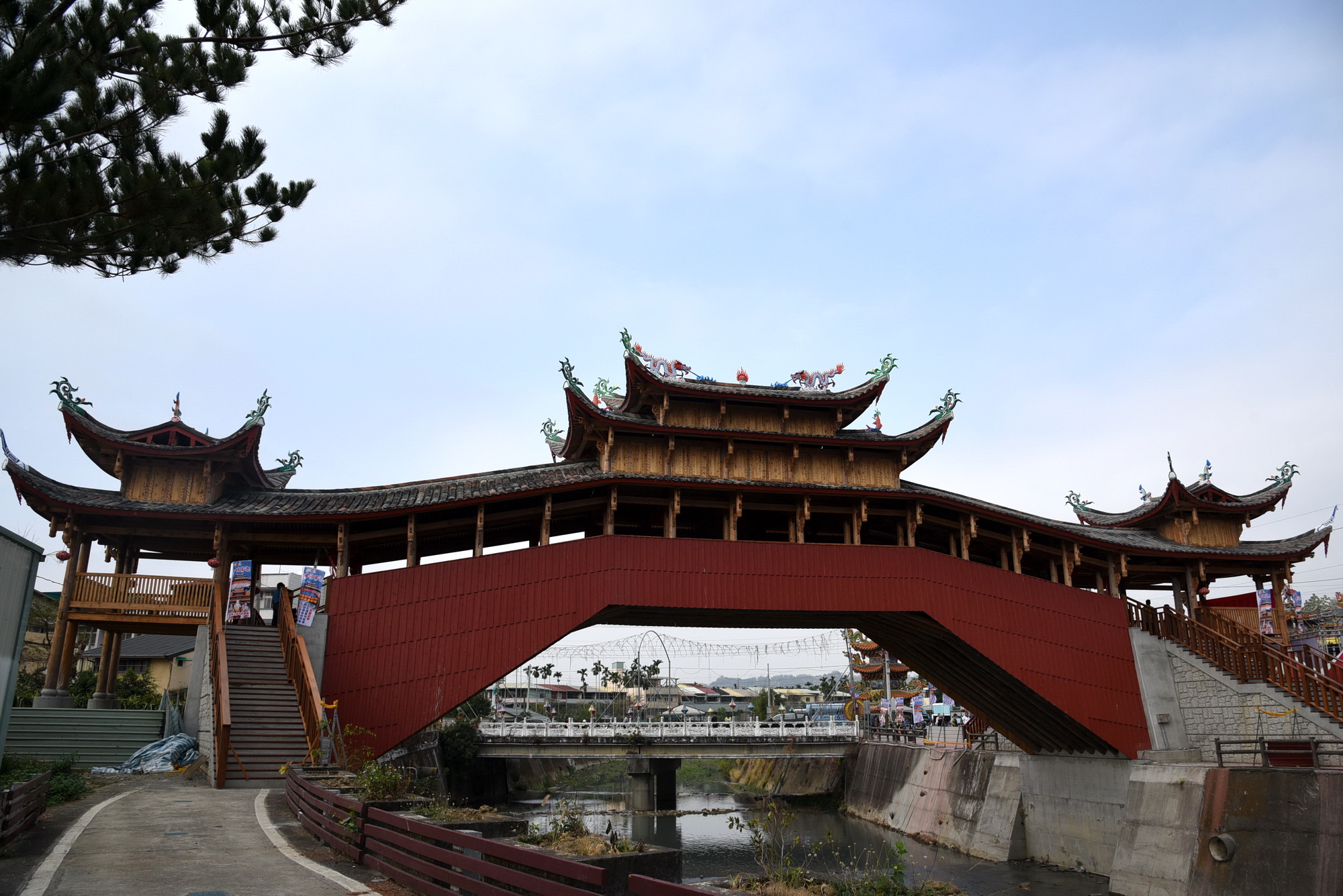 相關圖片2-南投新亮點  浙江泰順全木造廊橋集集通橋