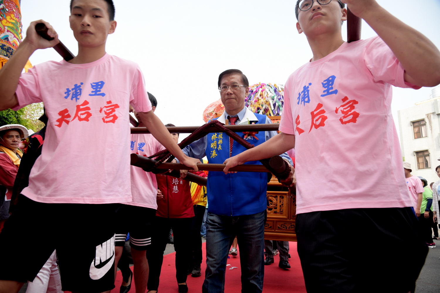 圖片-埔里天后宮遶境　民眾祈求閤家安康