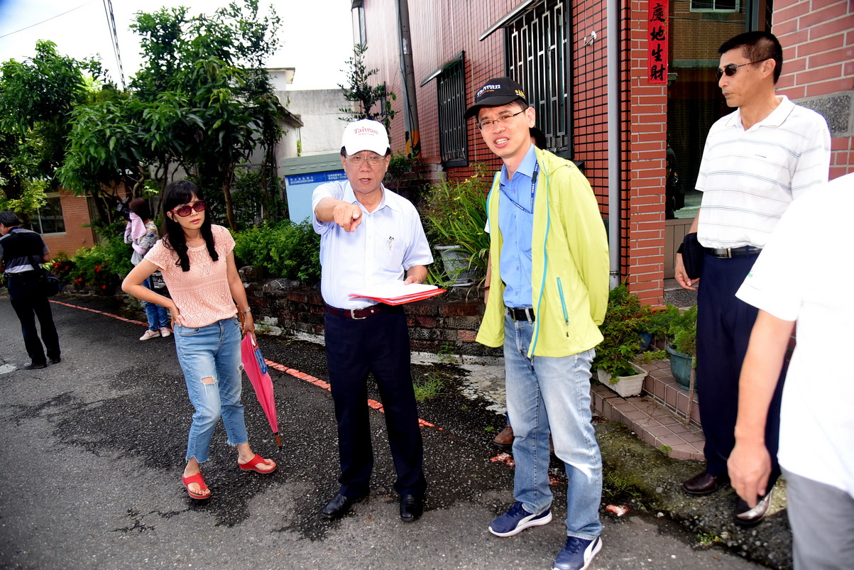 相關圖片2-名間鄉多處老舊危險道路 林縣長指示儘快改善