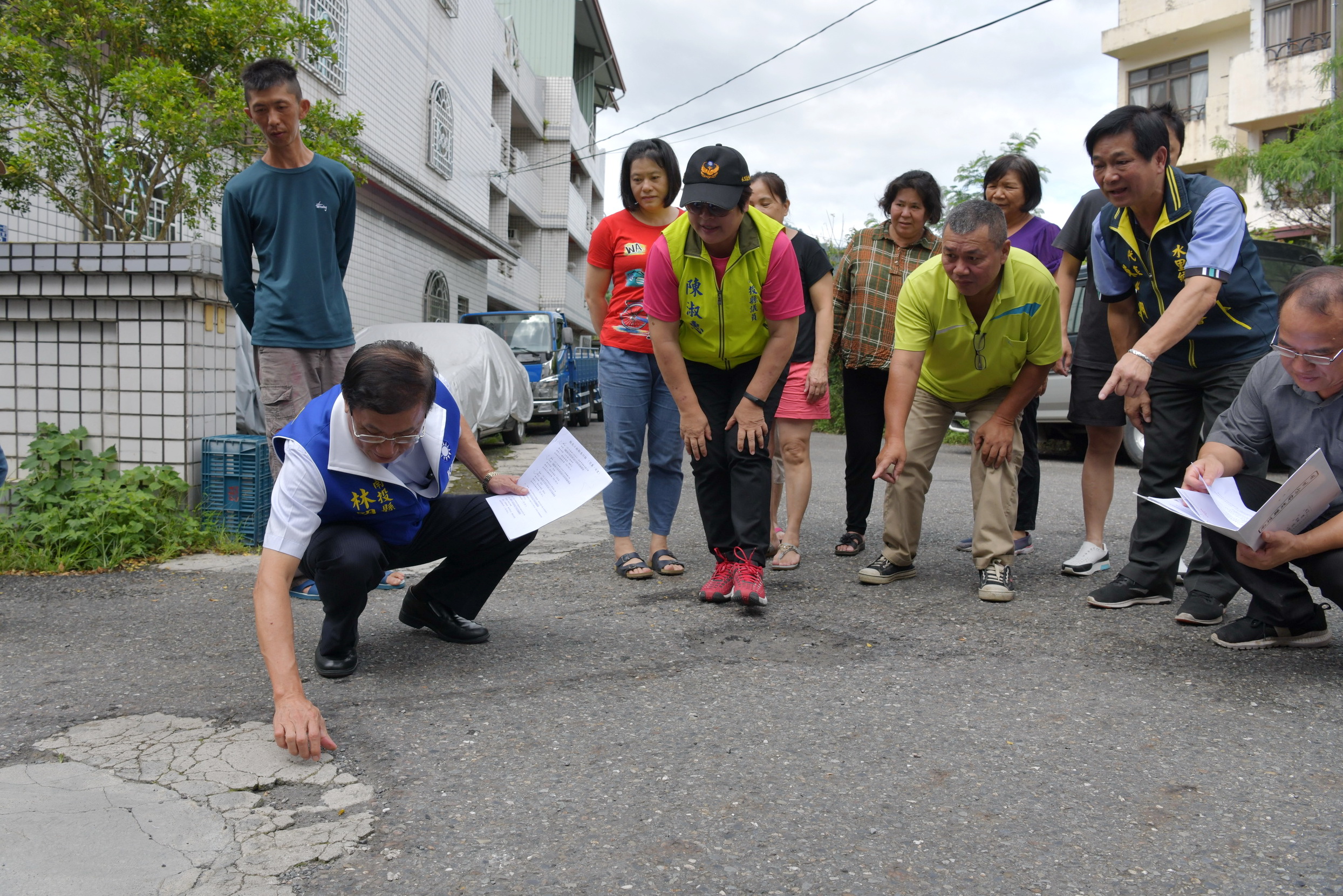 圖片-縣府規劃經費430萬　改善水里信義路況
