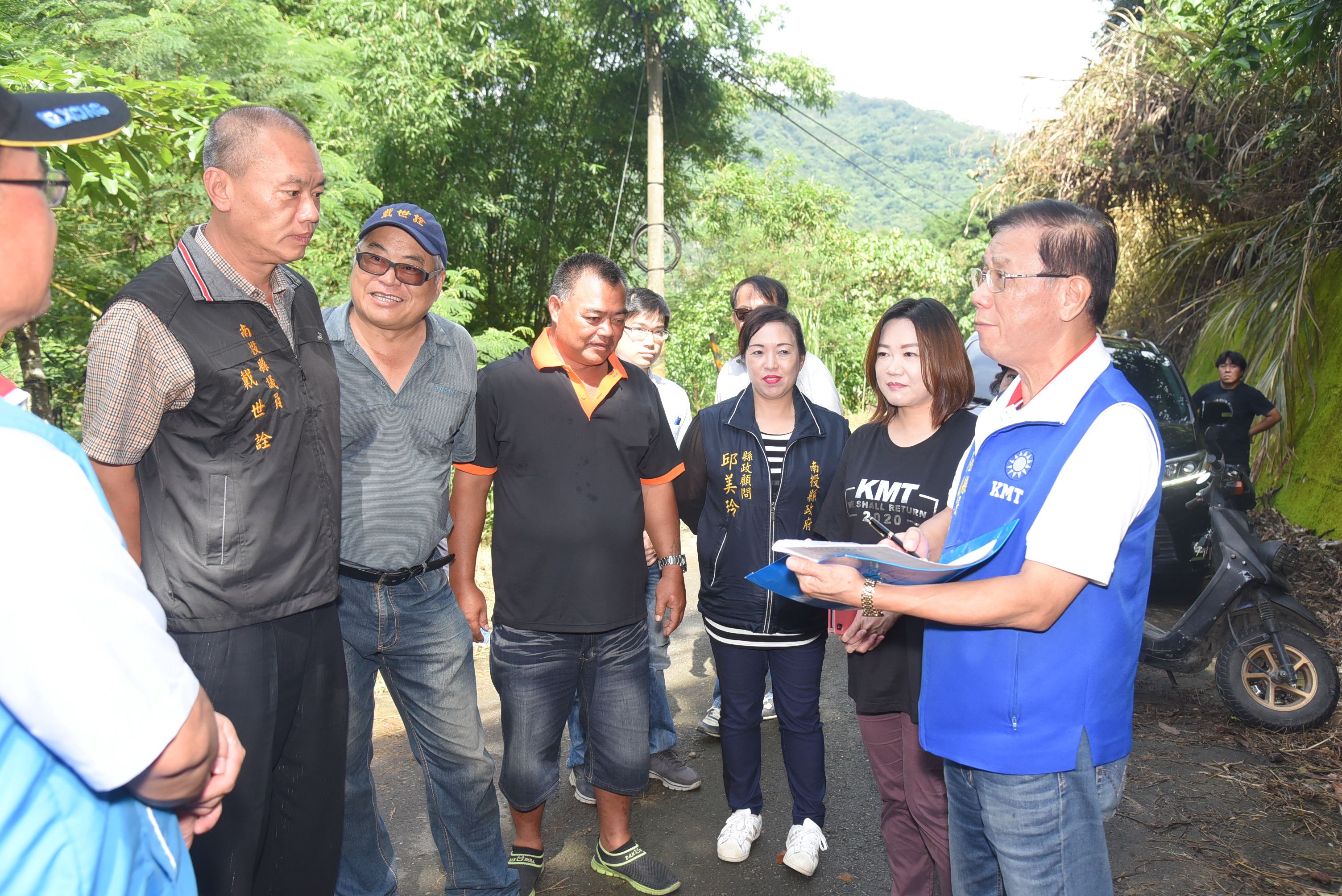 相關圖片4-國姓老舊農路待修 林縣長指示儘速改善