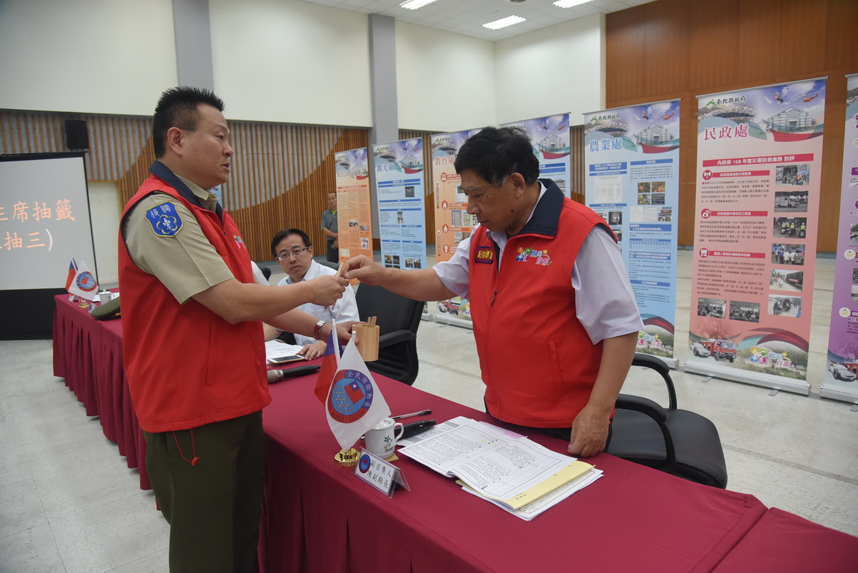 相關圖片1-投縣三合一會報模擬戰災狀況 推演過程擬真