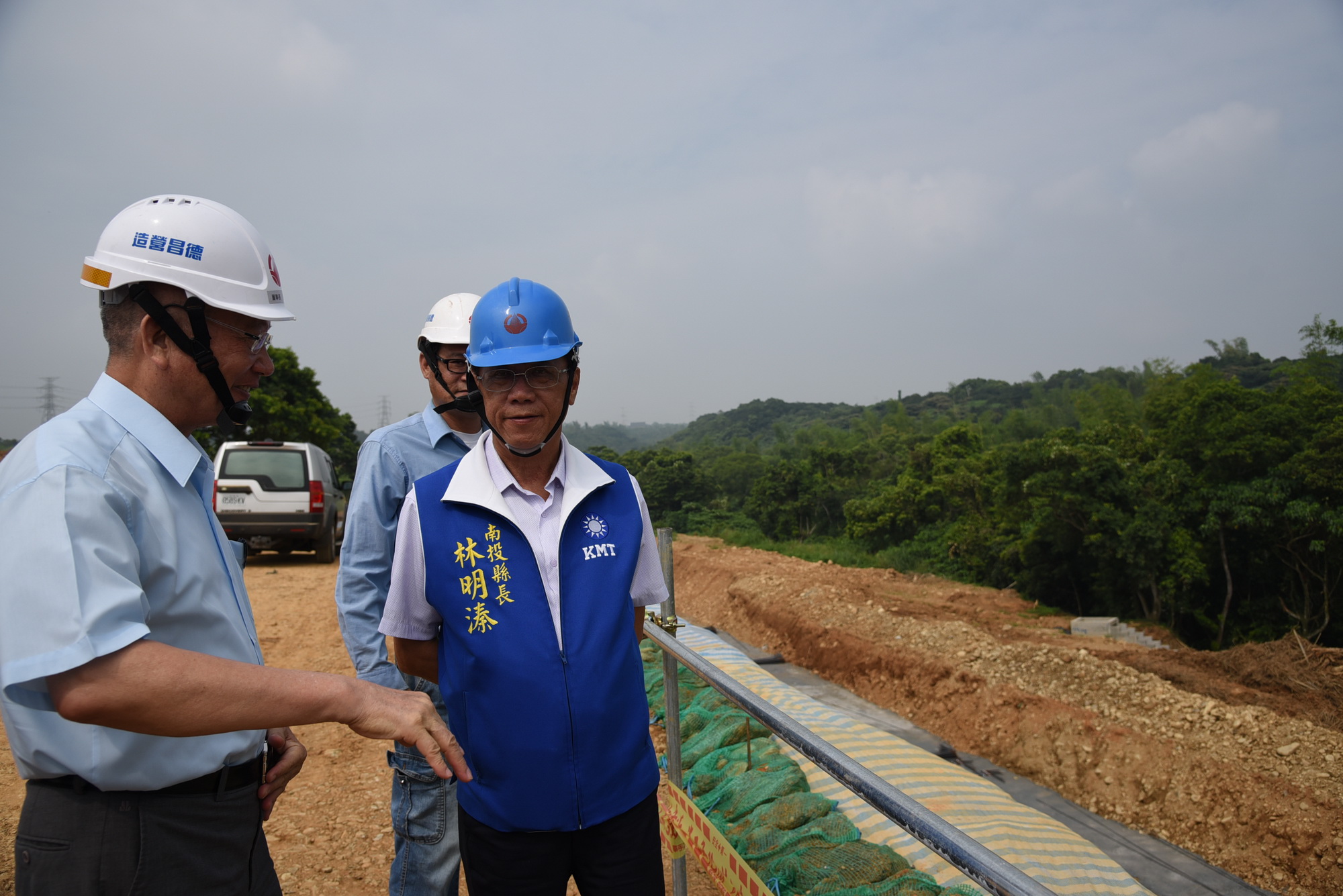 圖片-林縣長視察旺來產業園區  110年完成開發增加千人就業