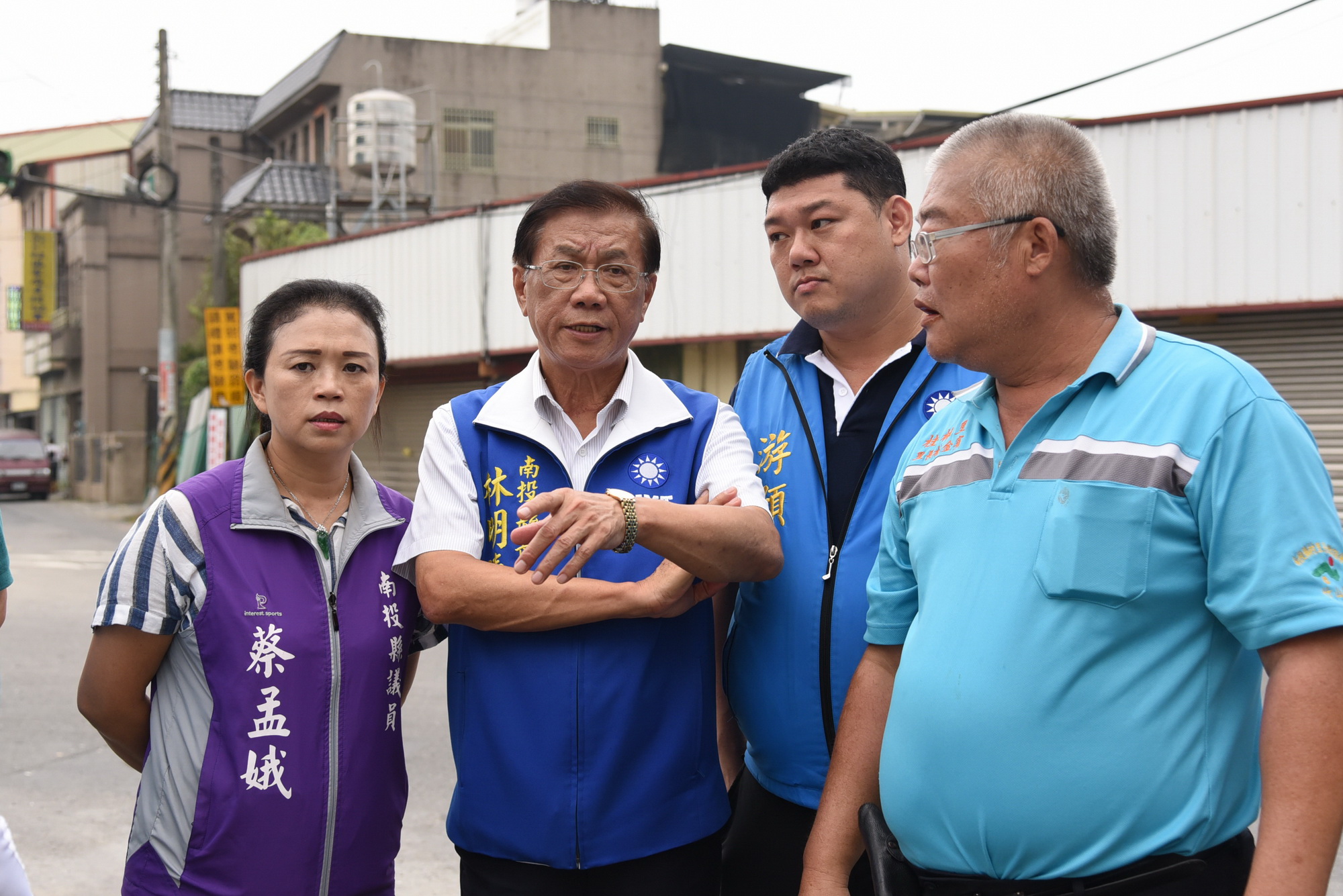 圖片-林縣長會勘竹山多處農路排水改善工程