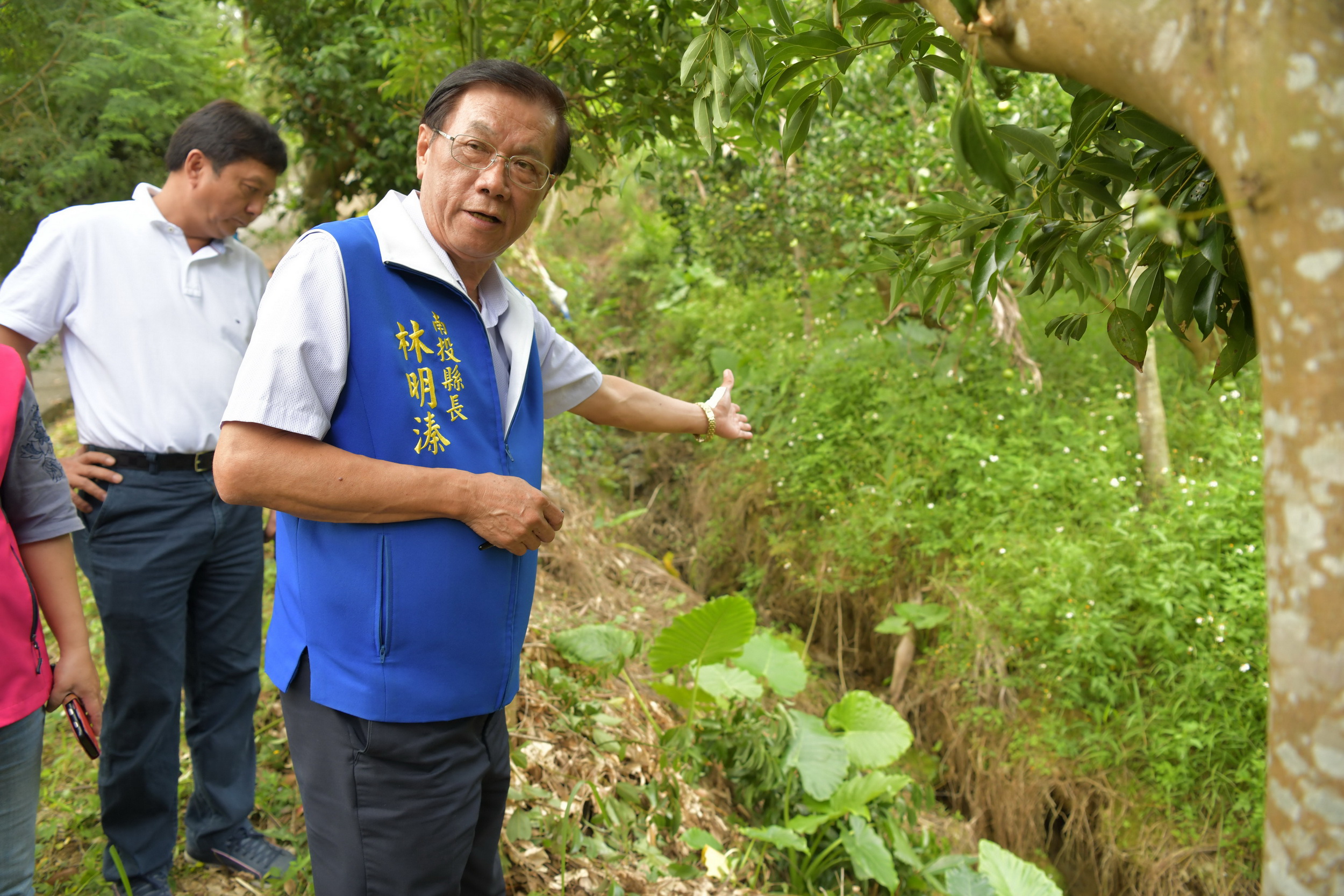 圖片-縣府將花費470萬元　修繕中寮鄉道農路及排水