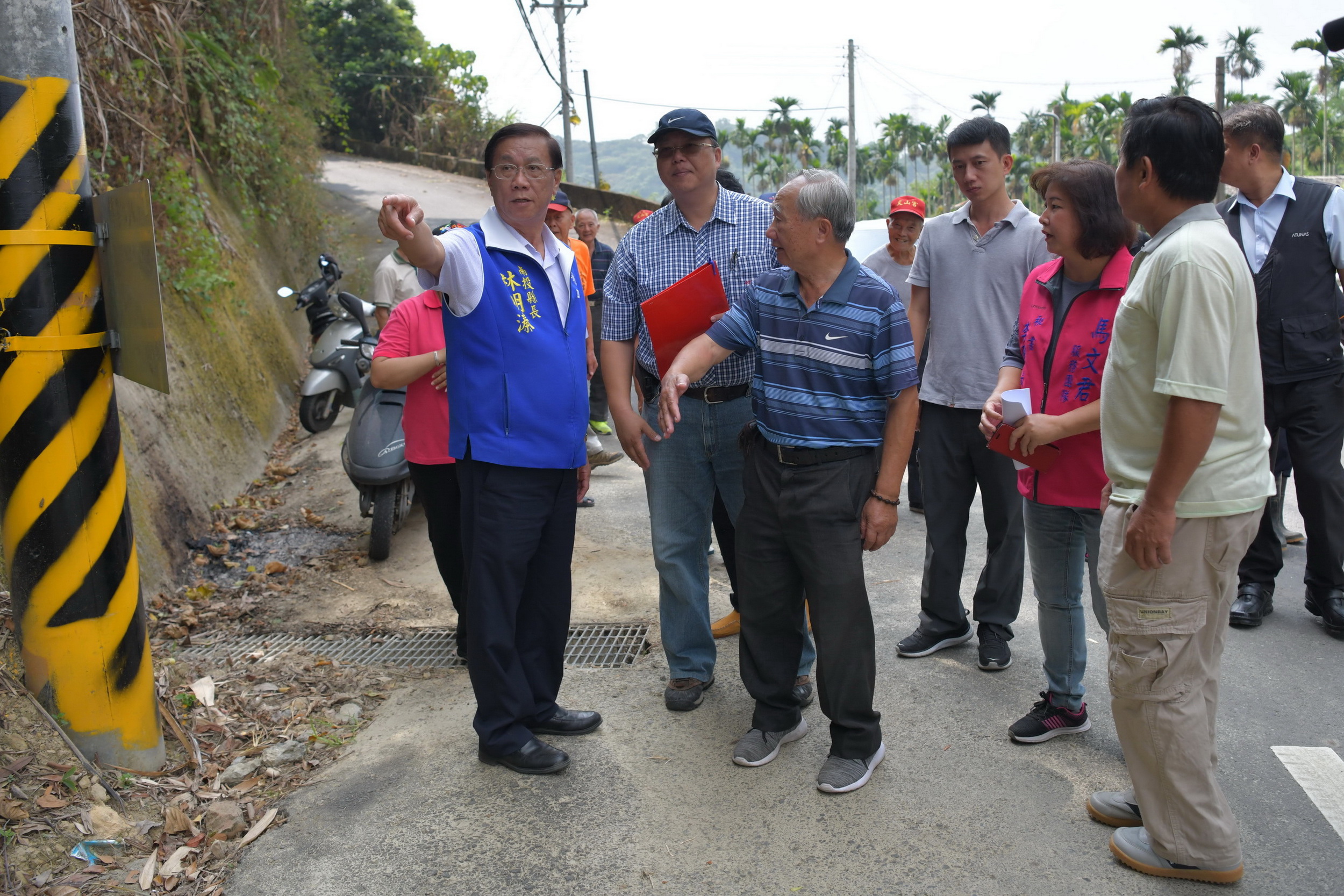 相關圖片3-縣府將花費470萬元　修繕中寮鄉道農路及排水
