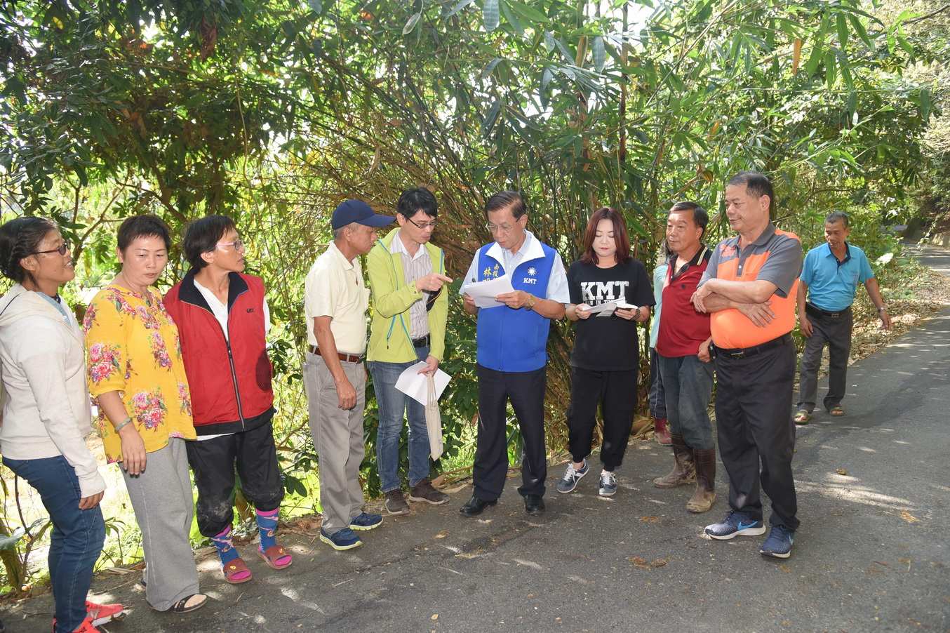 相關圖片2-中寮2老舊破損危險 林縣長指示發包改善