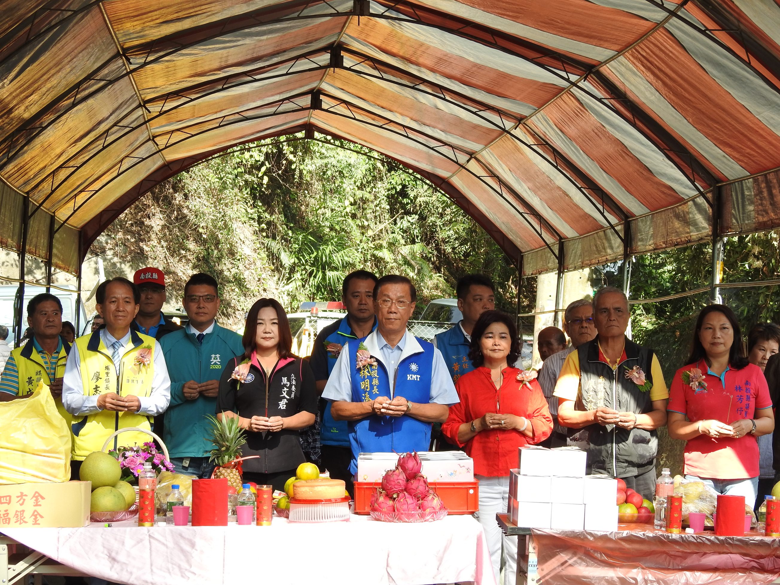 相關圖片1-埔里投70線拓寬動土 採棧橋式設計減開挖護水保