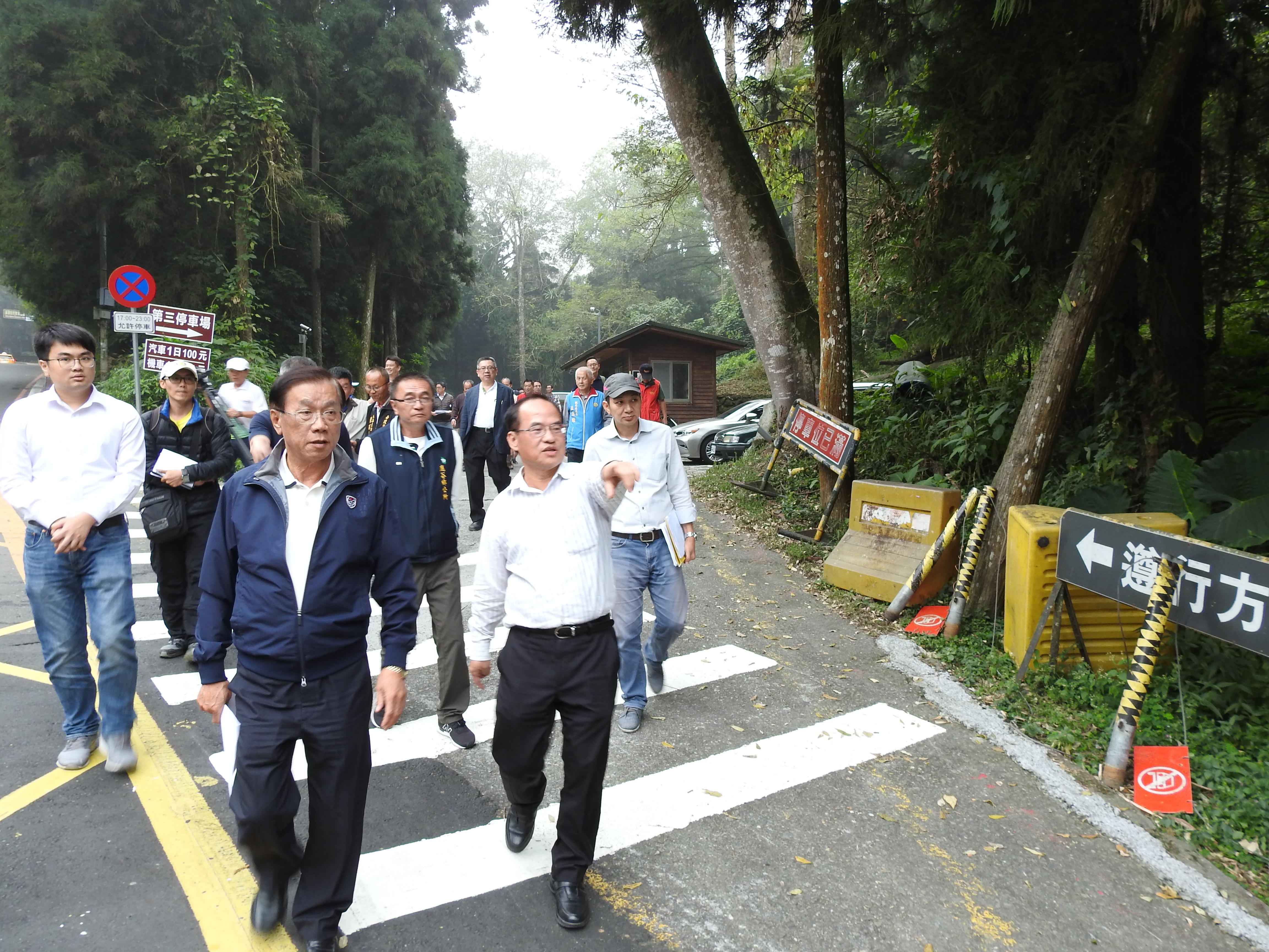 圖片-紓解春節壅塞 溪頭拓路增停車位 縣府加速規劃推動