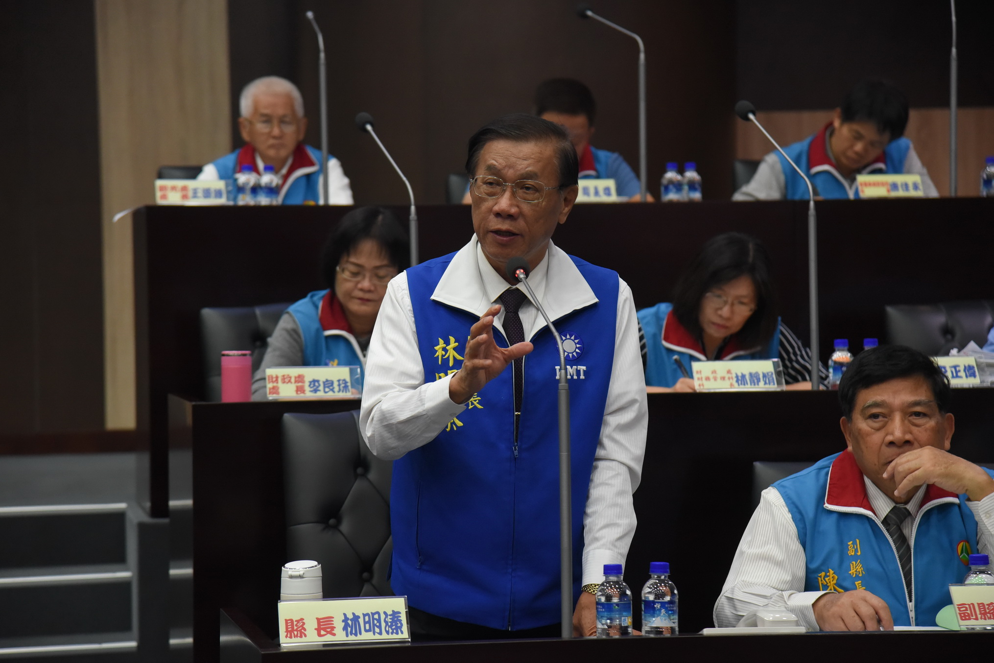 相關圖片1-南投市停車難 林縣長：改善交通興建停車場確有必要