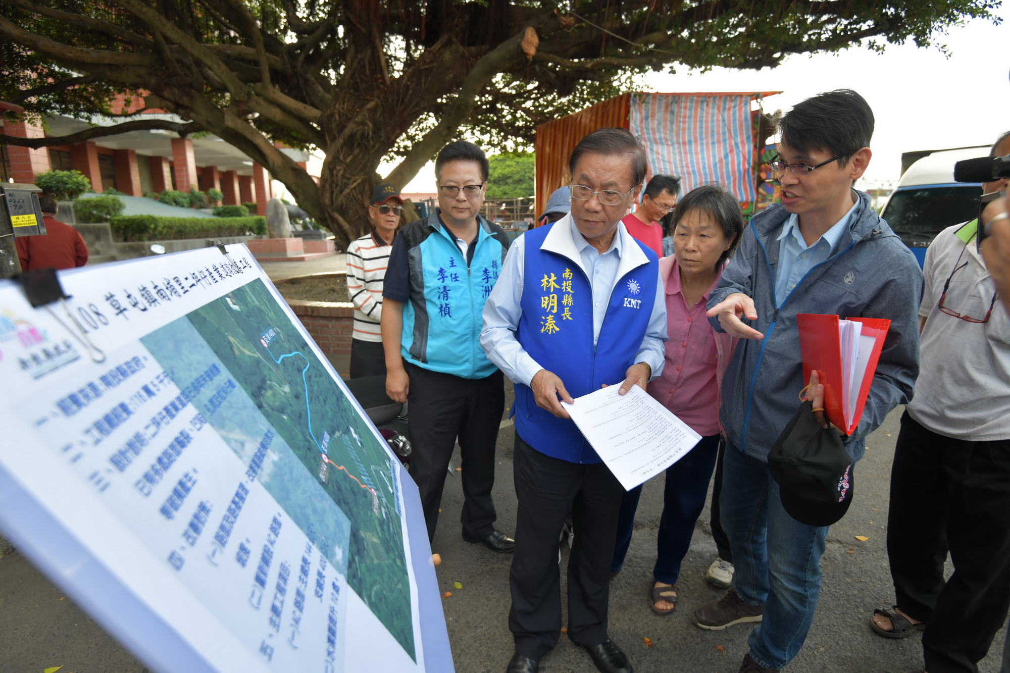 相關圖片1-縣府籌措1200萬元　改善南投草屯道路及排水