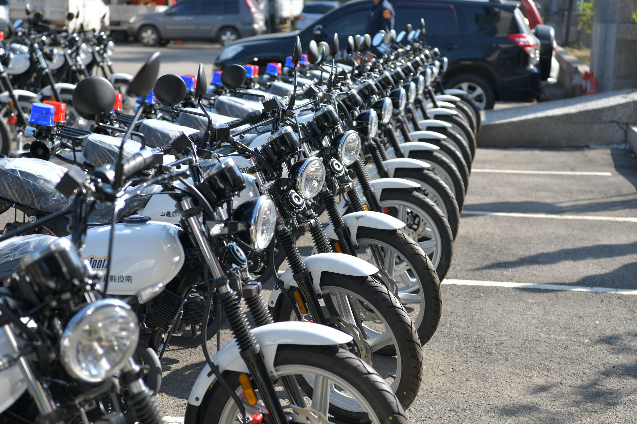 相關圖片2-警方設備再加強　立富自行車公司贈30輛警用機車