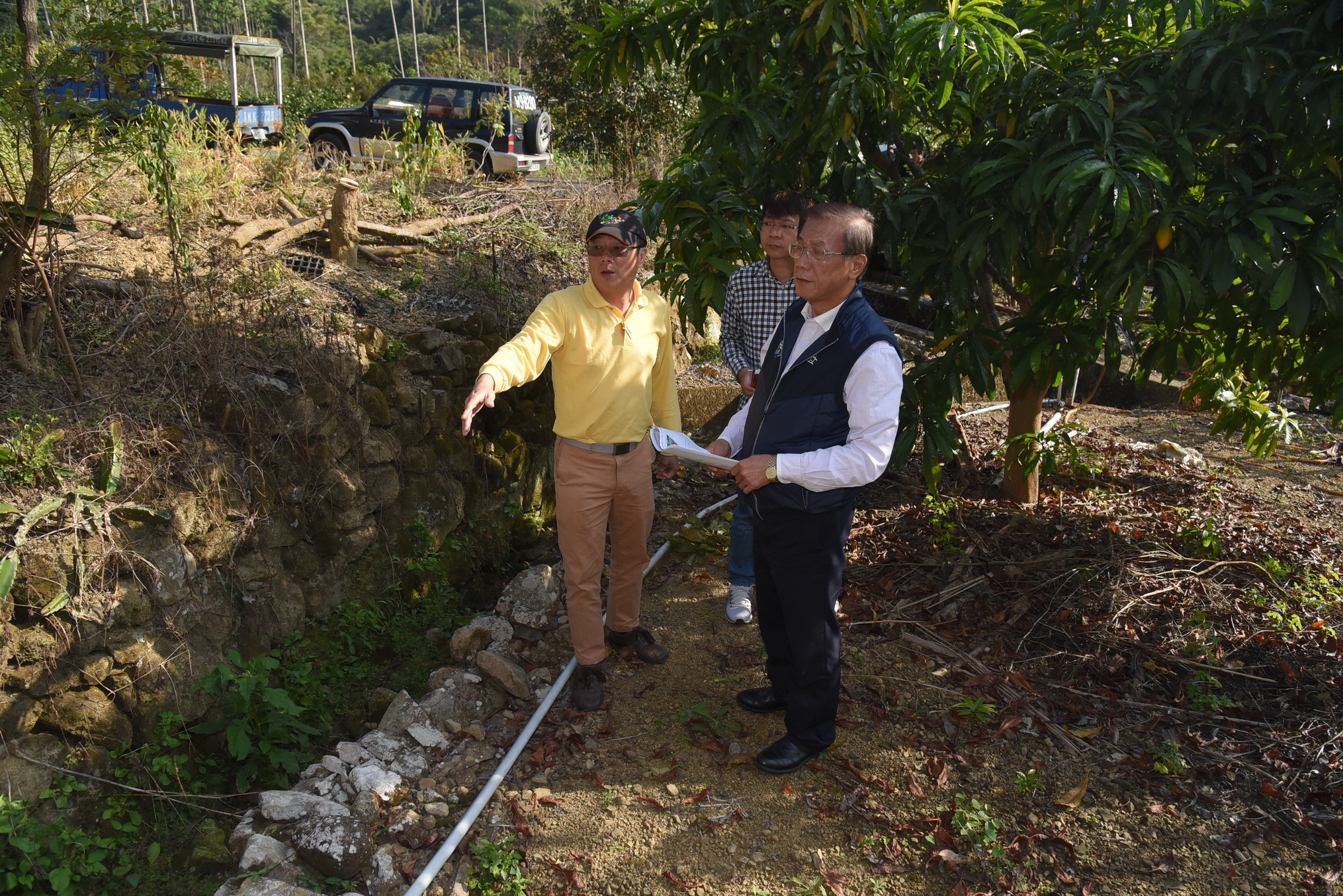 相關圖片1-中寮鄉4村8處野溪、排水有安全之虞 林縣長會勘改善
