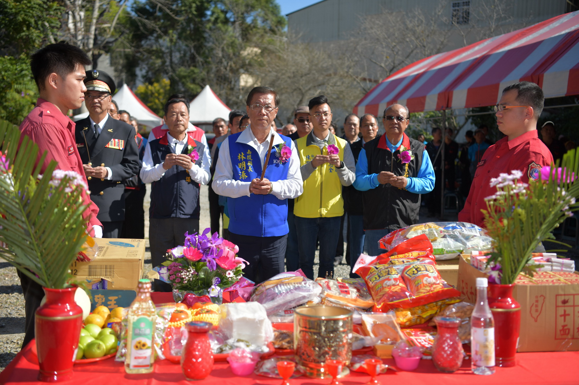 相關圖片1-縣府消防局日月潭分隊辦公廳舍動土　預計明年底完工