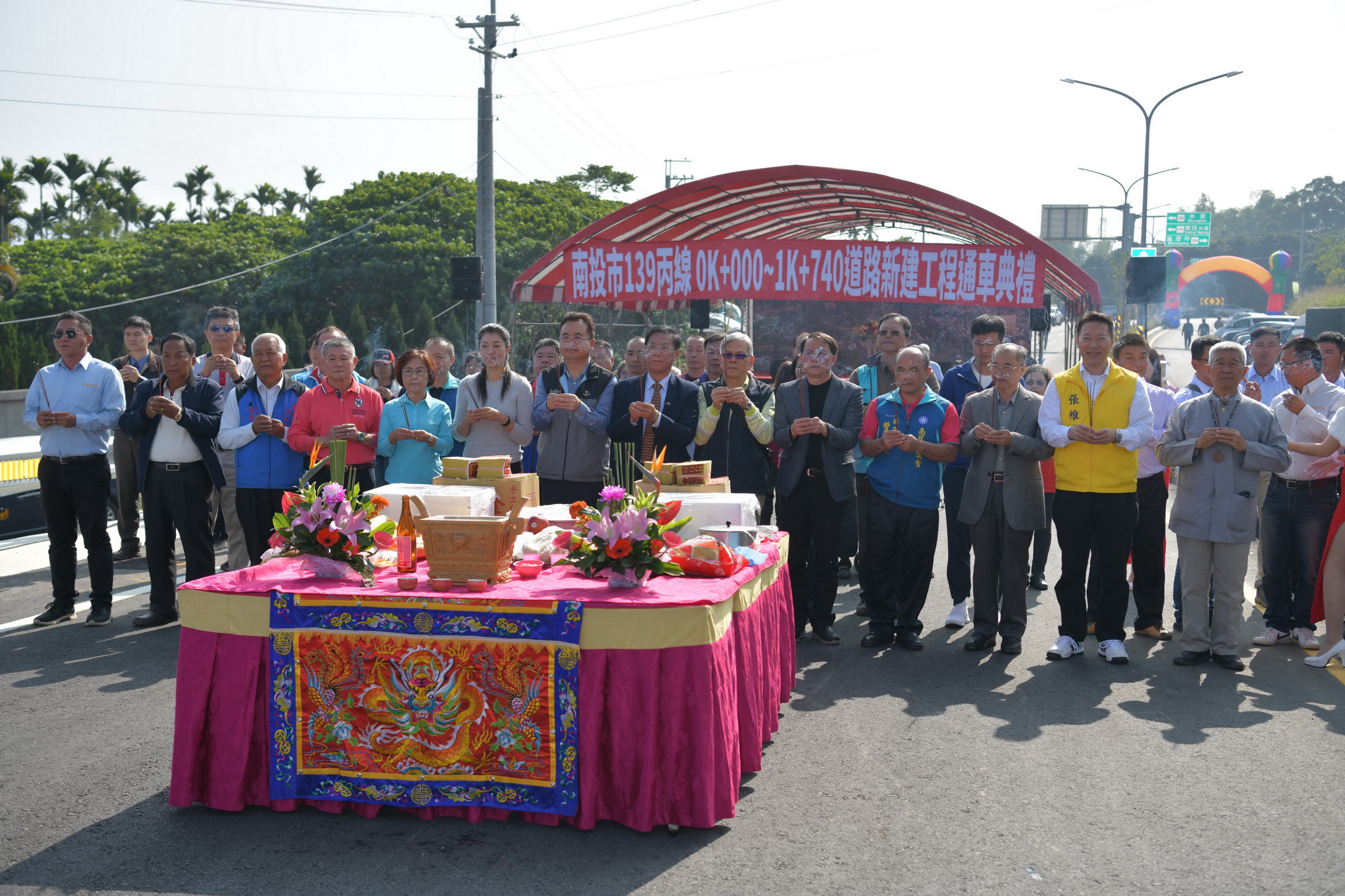 相關圖片3-南投市139丙線通車　有助紓解台3線上下班時間交通