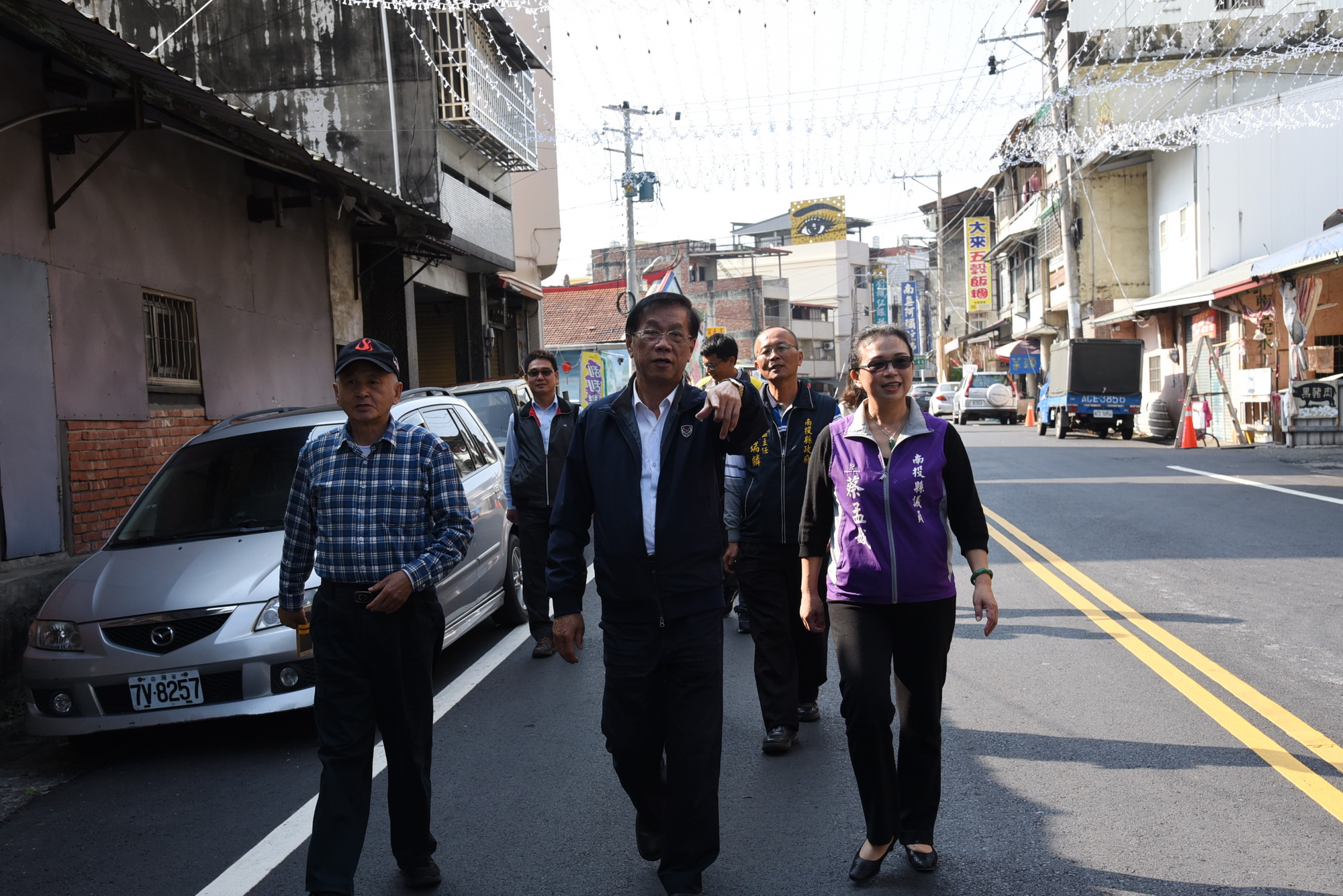 相關圖片1-打造竹山觀光新亮點  林縣長會勘設計光環境