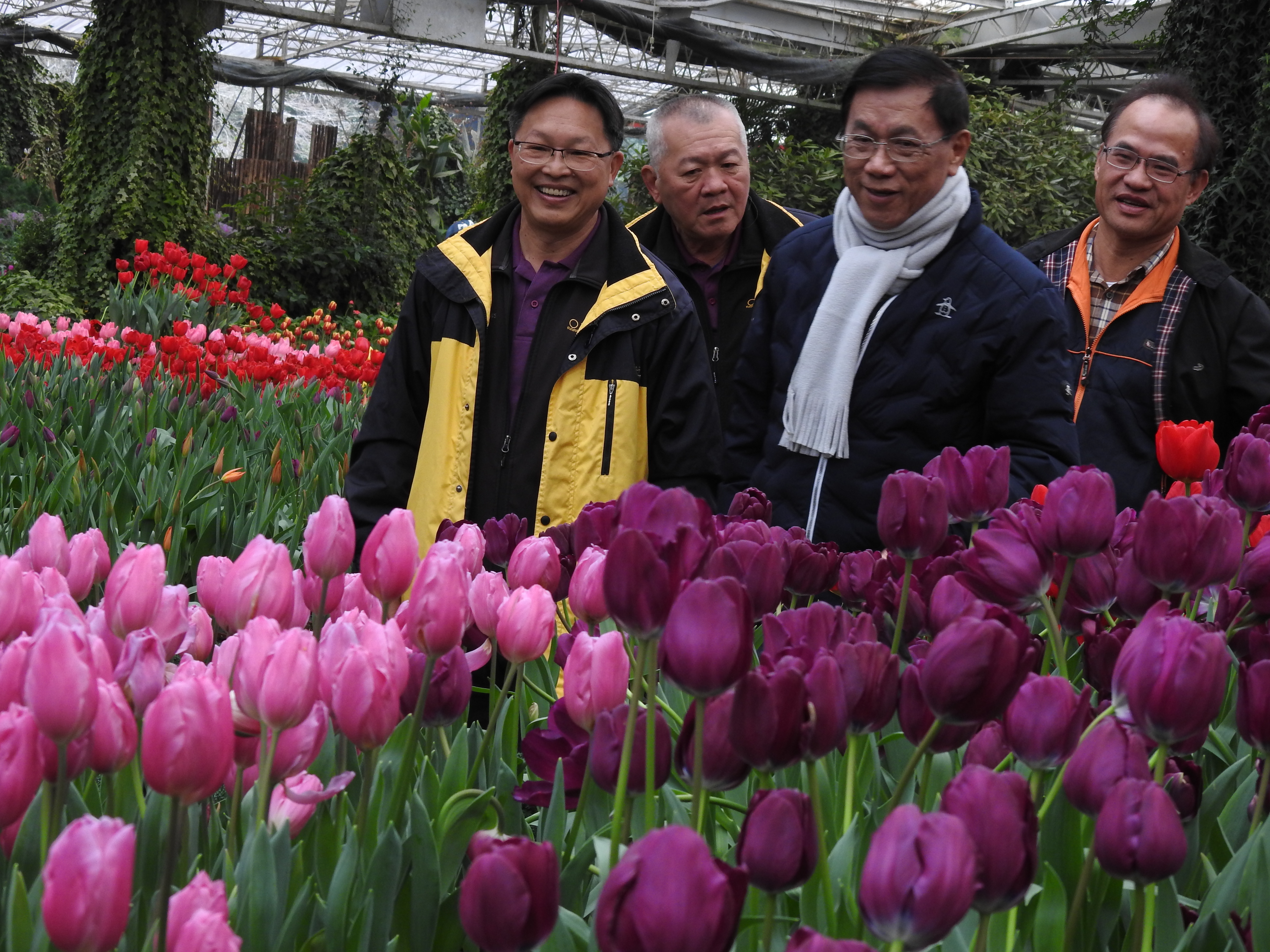 相關圖片4-杉林溪春曉花季接二連三美不勝收 林縣長帶頭體驗遊賞籲防疫走出戶外最健康