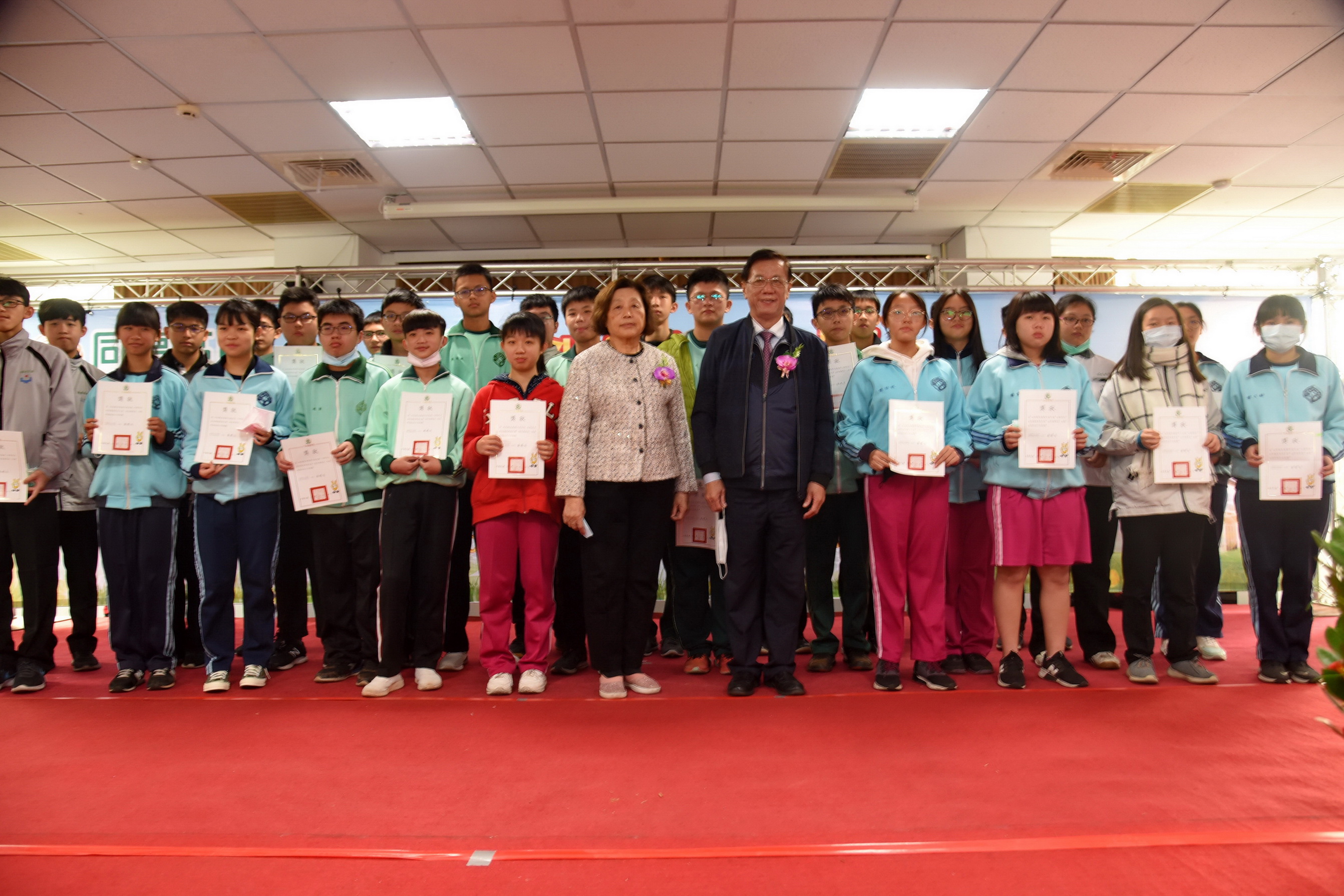 圖片-同德高中舉行校長交接暨獎學金頒獎典禮 林縣長出席致意