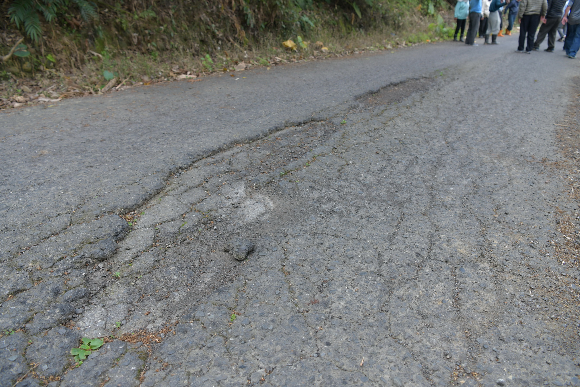 相關圖片4-縣長會勘竹山道路　將施工改善路況