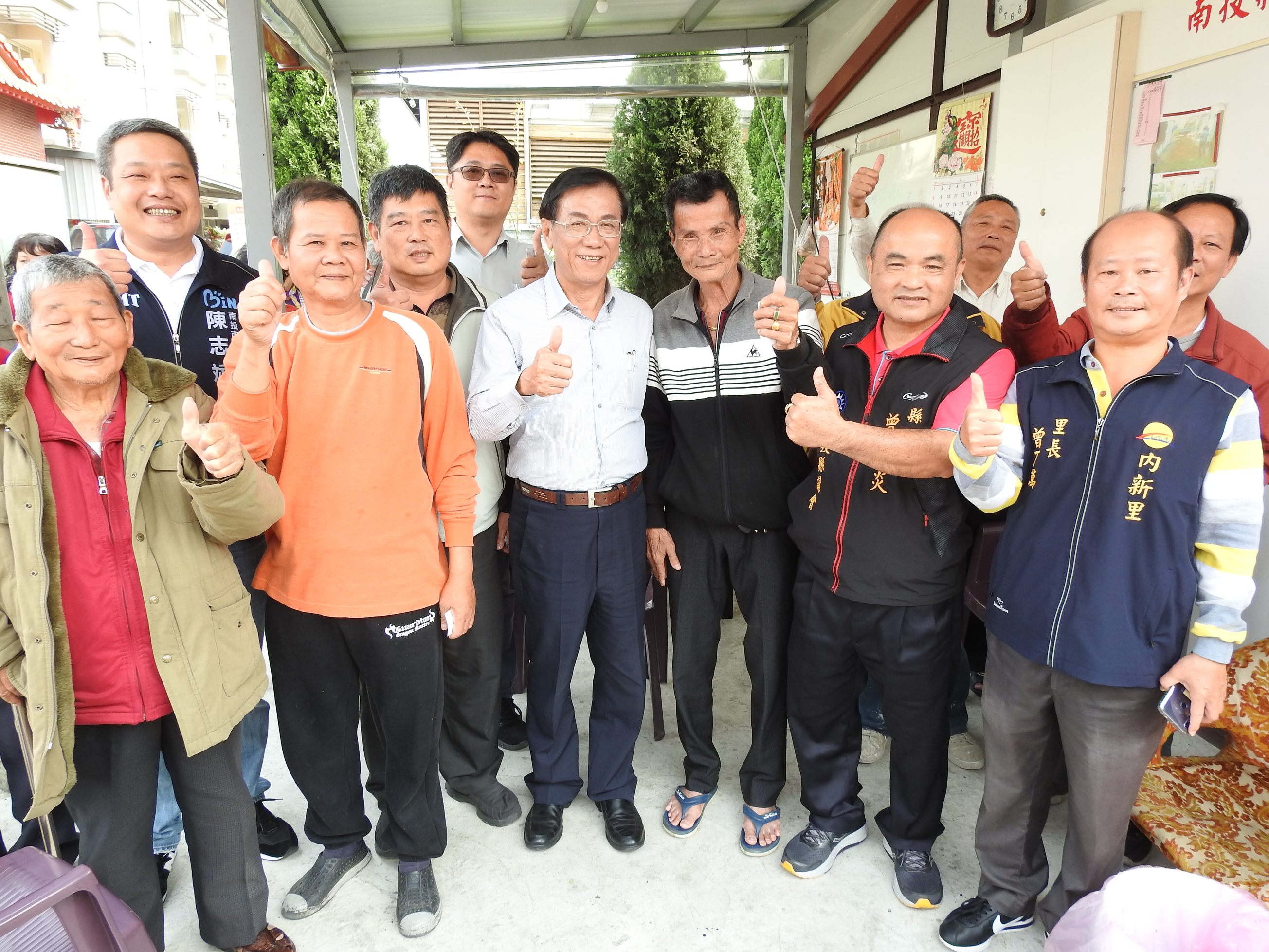 圖片-名間南投多條野溪道路亟待整修 縣長會勘有解