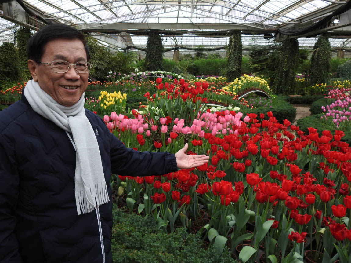 News images-Spring at Sun-Link-Sea: the flower season was wonderful. Magistrate Lin advised people to take a break in the outdoor venue to relieve the stress of disease control (Feb. 12)
