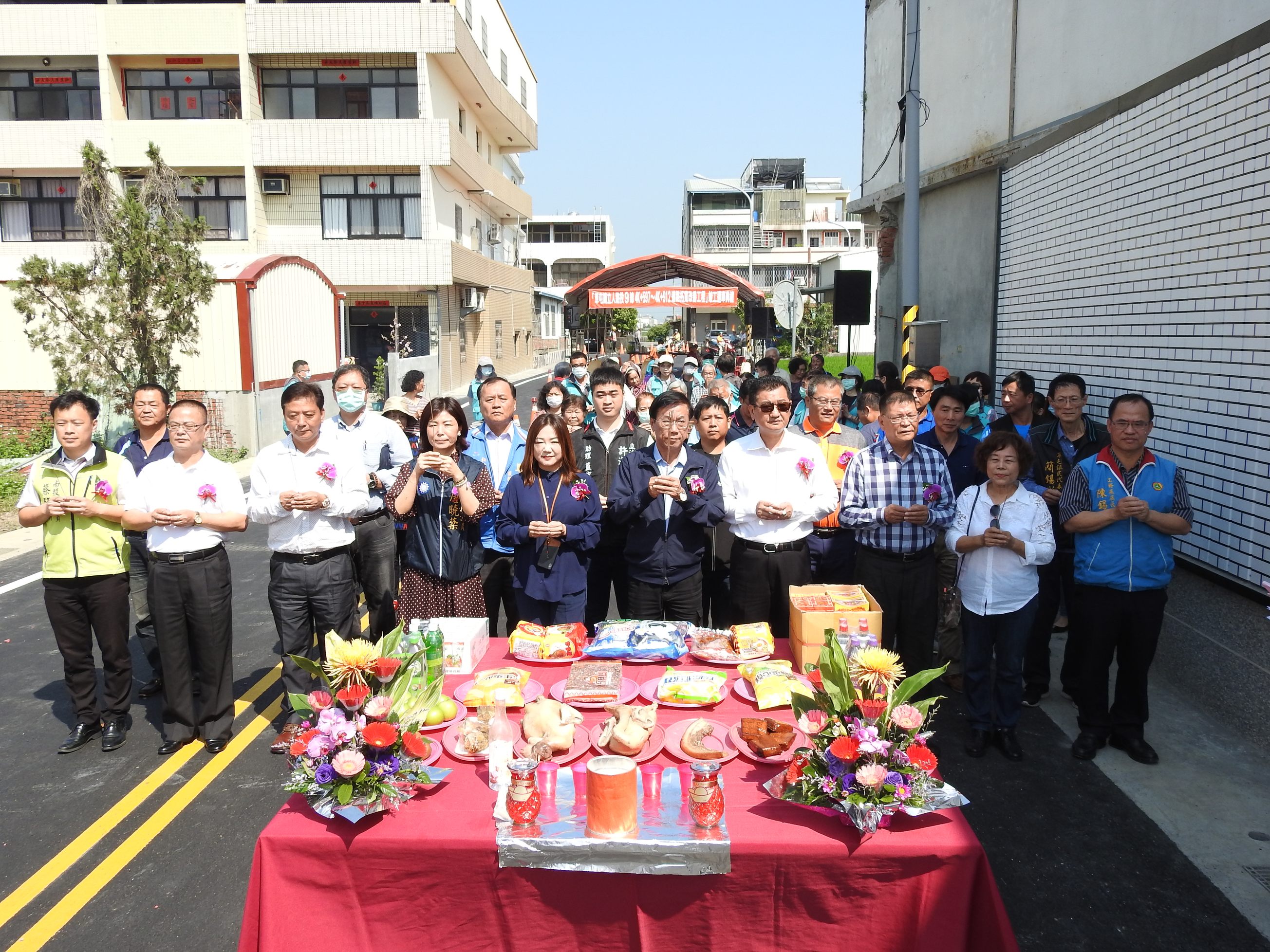 相關圖片3-草屯鎮立人路全線拓寬竣工歡慶通車