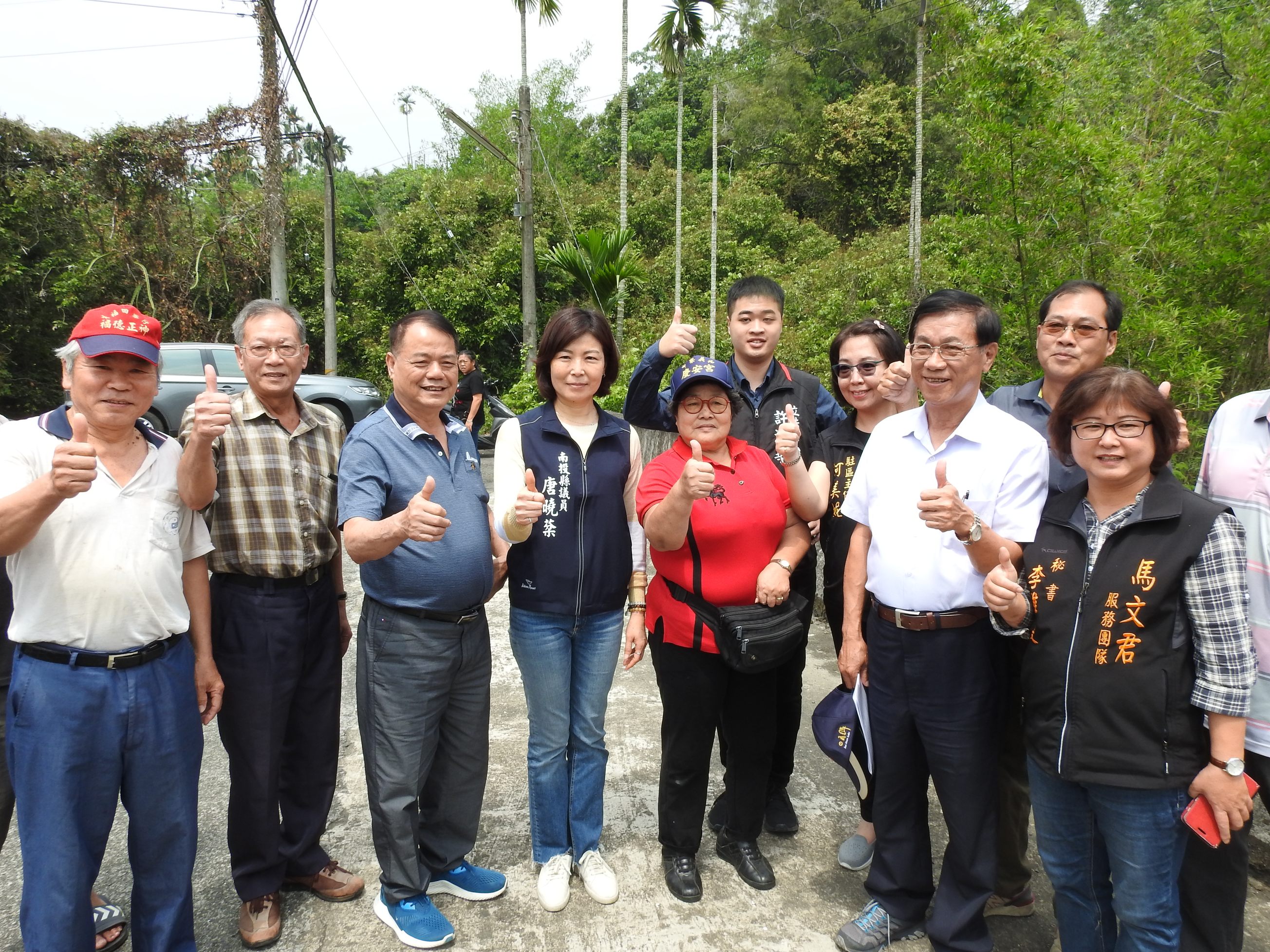 圖片-中寮三村兩路一野溪年久失修縣長會勘有解