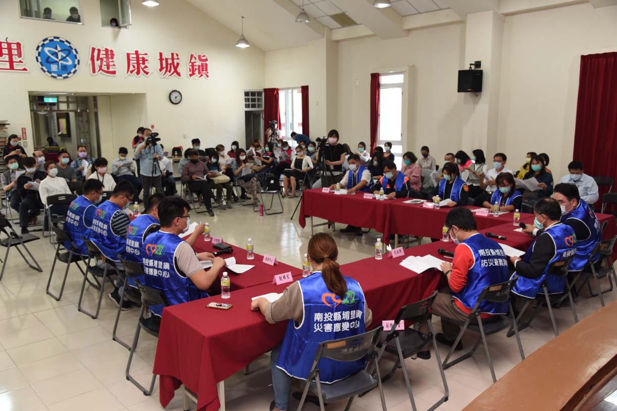 other image2-Nantou county government conducted the first tabletop exercise under “lockdown” simulation for community epidemic prevention, April 15