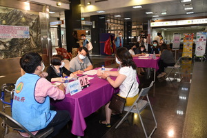 other image1-Relief and Just-In-Time Work Project, Nantou county government conducted interviews for the first 37 job vacancies, April 20