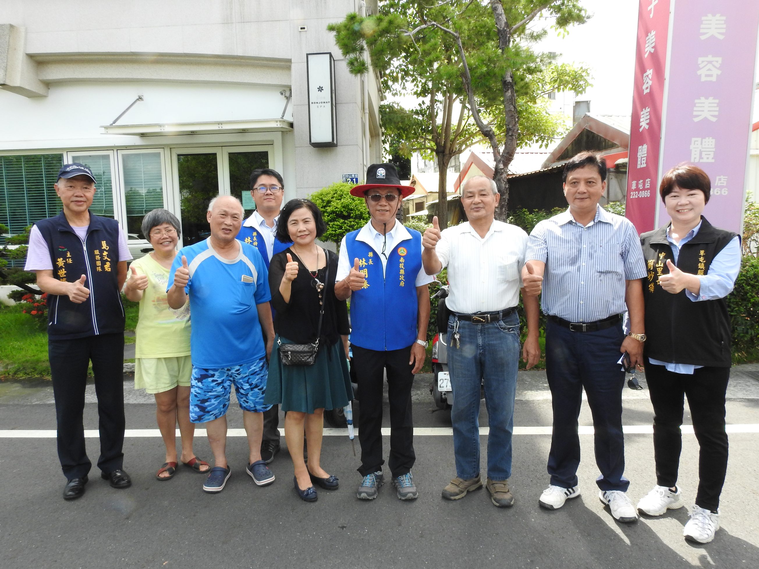 圖片-縣長草屯會勘 砸1500萬元改善教育、社造、健身、排水防洪、道路交通七大難題