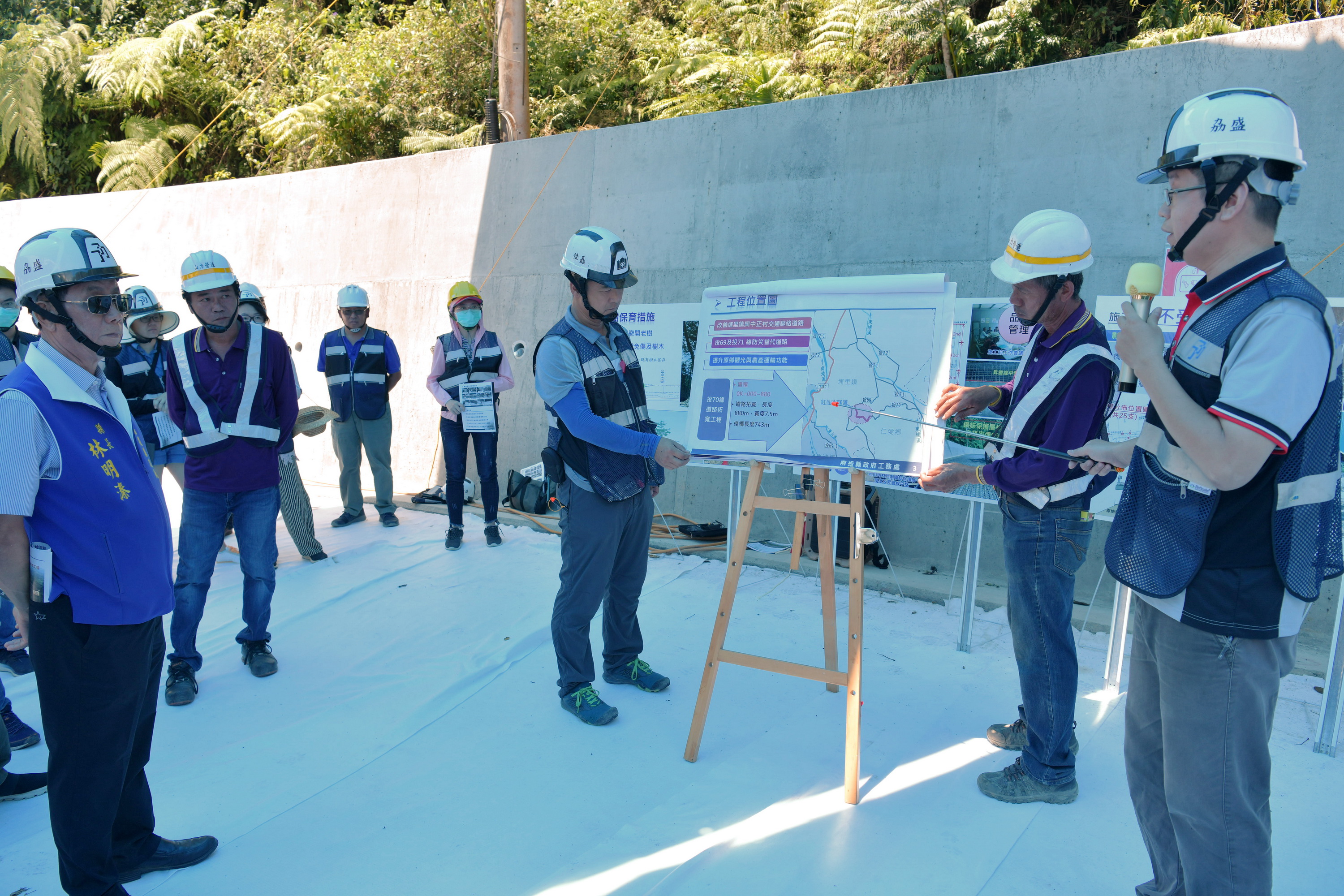 相關圖片1-縣府花費8,600萬元拓寬投70線　改善埔里至仁愛中正村交通
