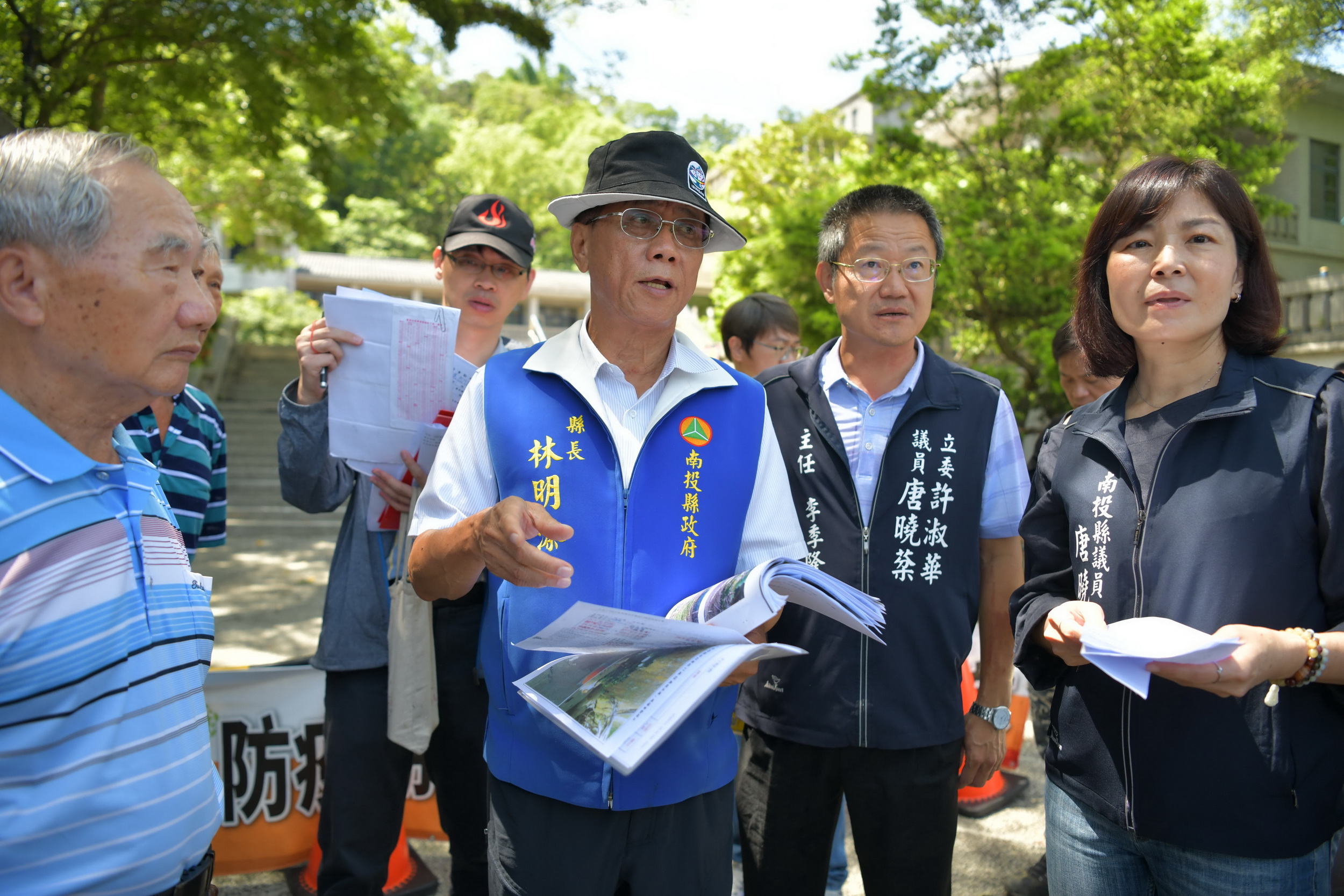 圖片-縣府將花近千萬　改善中寮鄉道路
