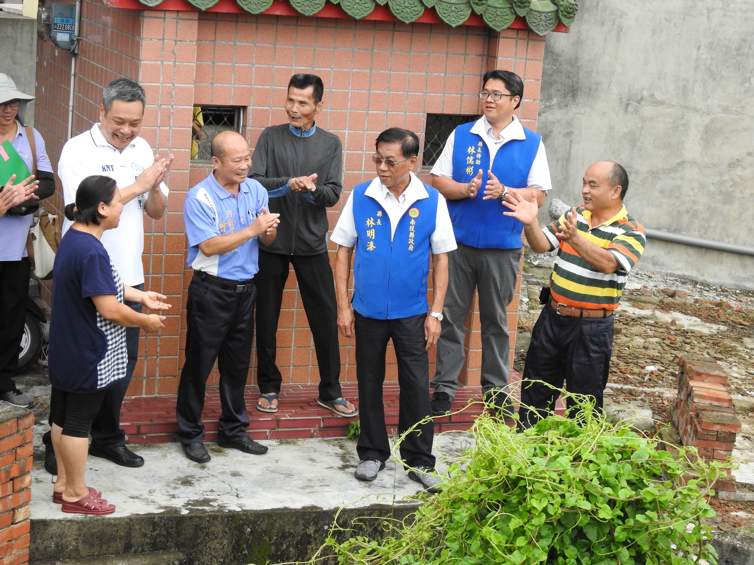 圖片-南投市五里多處道路排水不良 縣長實勘允諾徹底改善