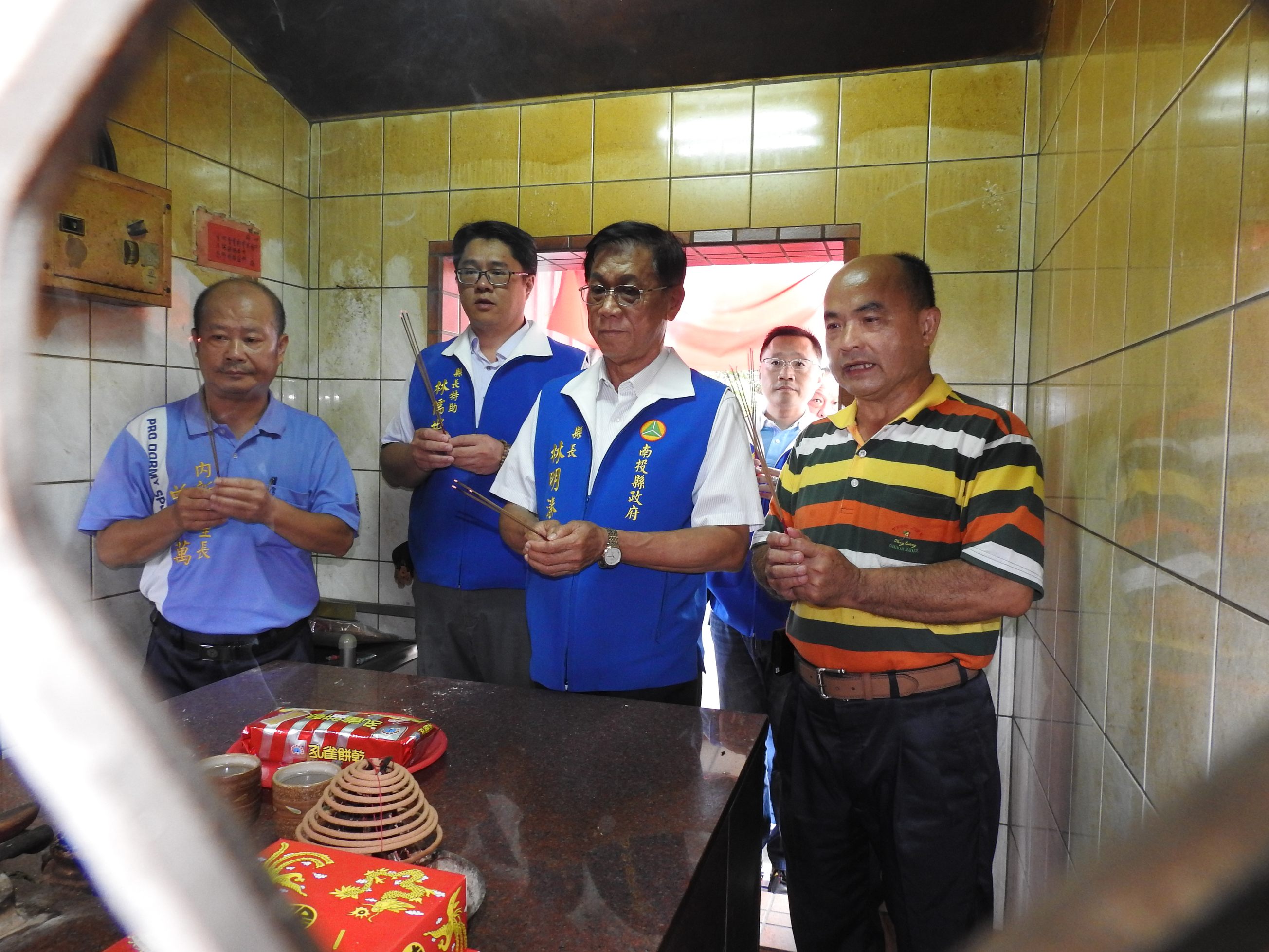 相關圖片1-南投市五里多處道路排水不良 縣長實勘允諾徹底改善