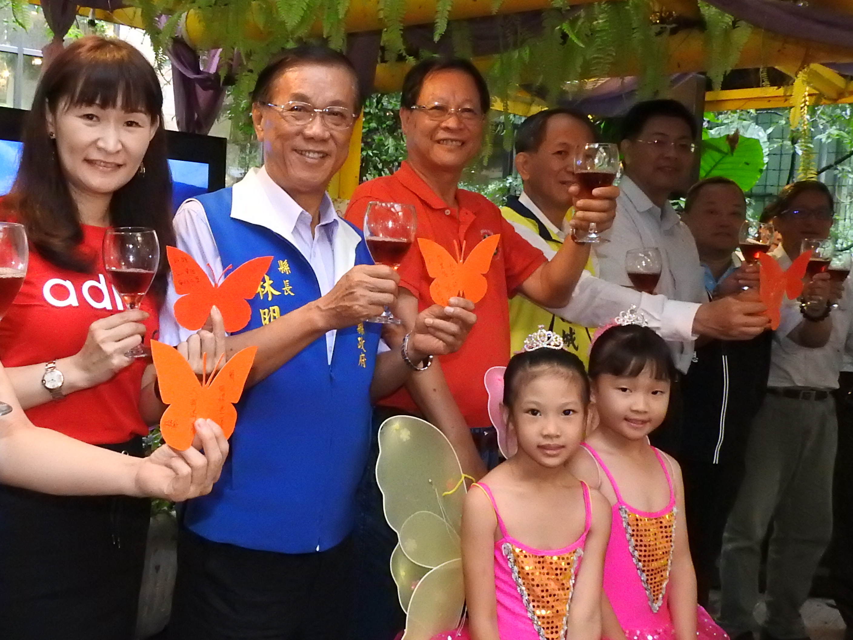 相關圖片1-「台一」蝴蝶迷宮啟用  林縣長：埔里蝴蝶王國再現風華