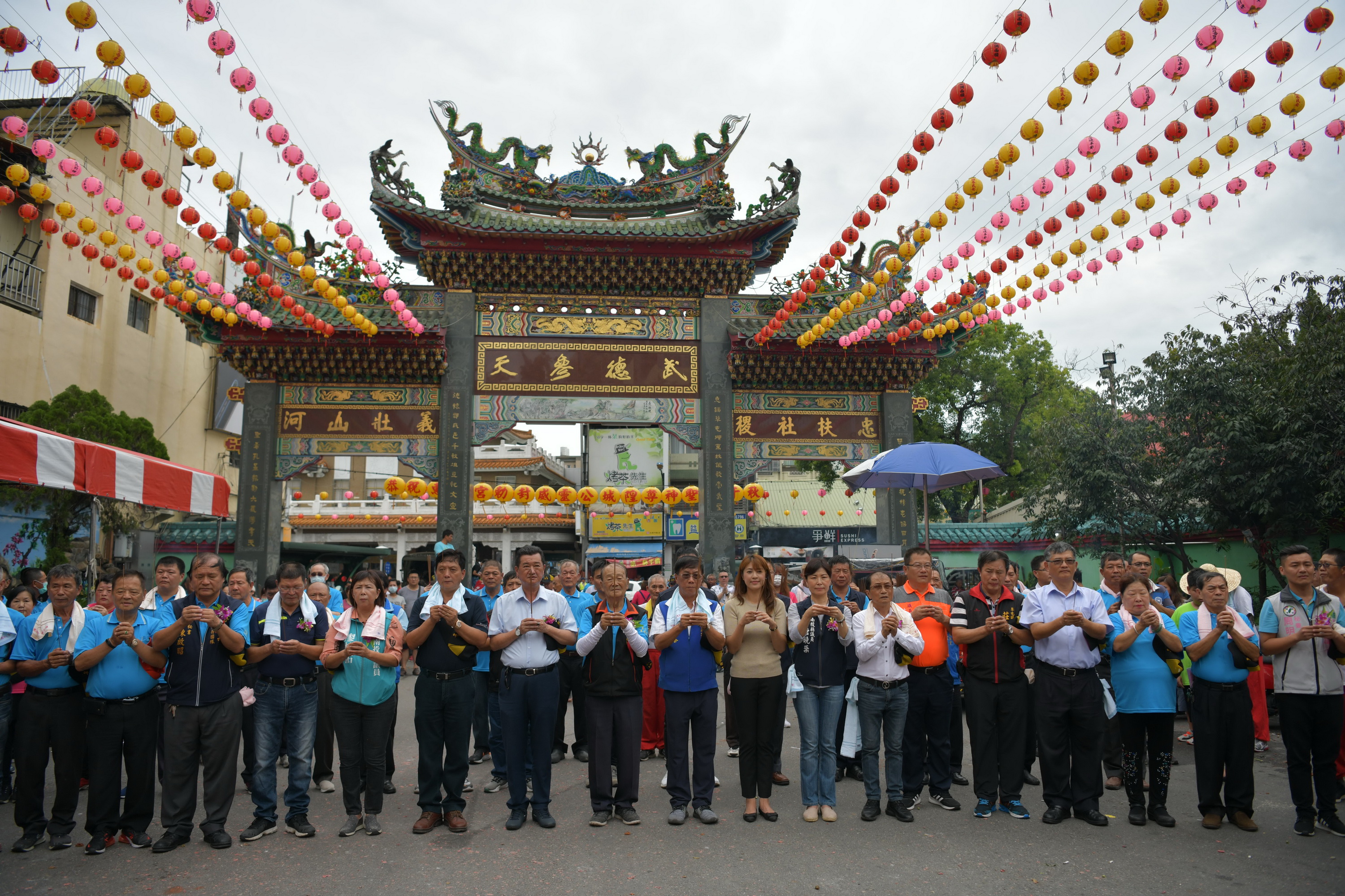 相關圖片1-惠德宮城隍尊神遶境活動　林縣長點起馬炮
