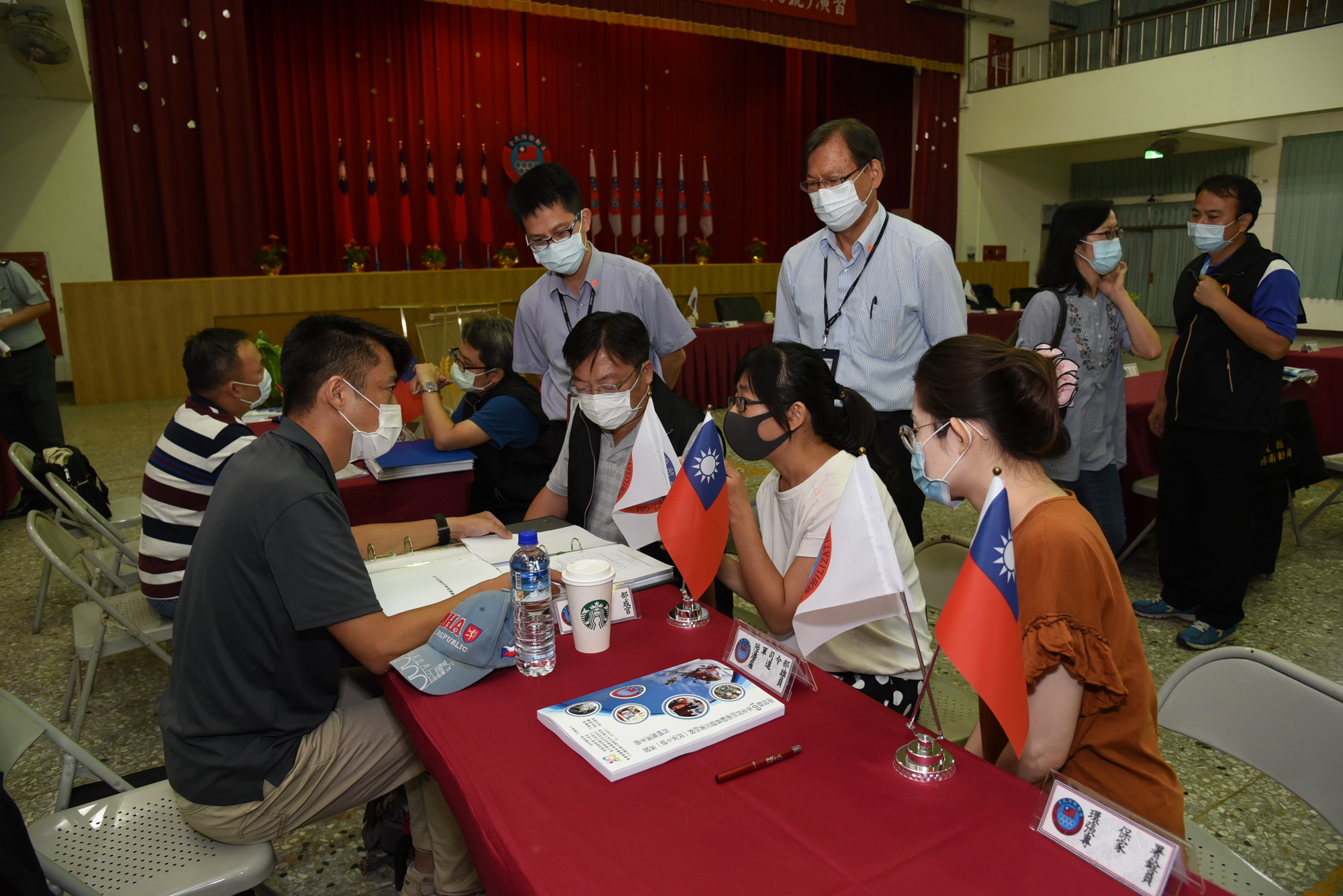 相關圖片1-縣府辦理民安6號災防演習兵推演練  中央蒞縣評核