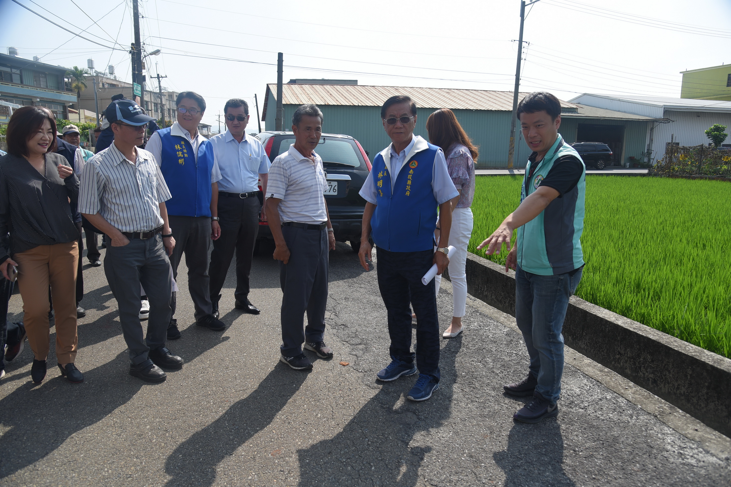 相關圖片1-草屯農路年久失修安全堪虞 林縣長指示籌522萬元經費改善