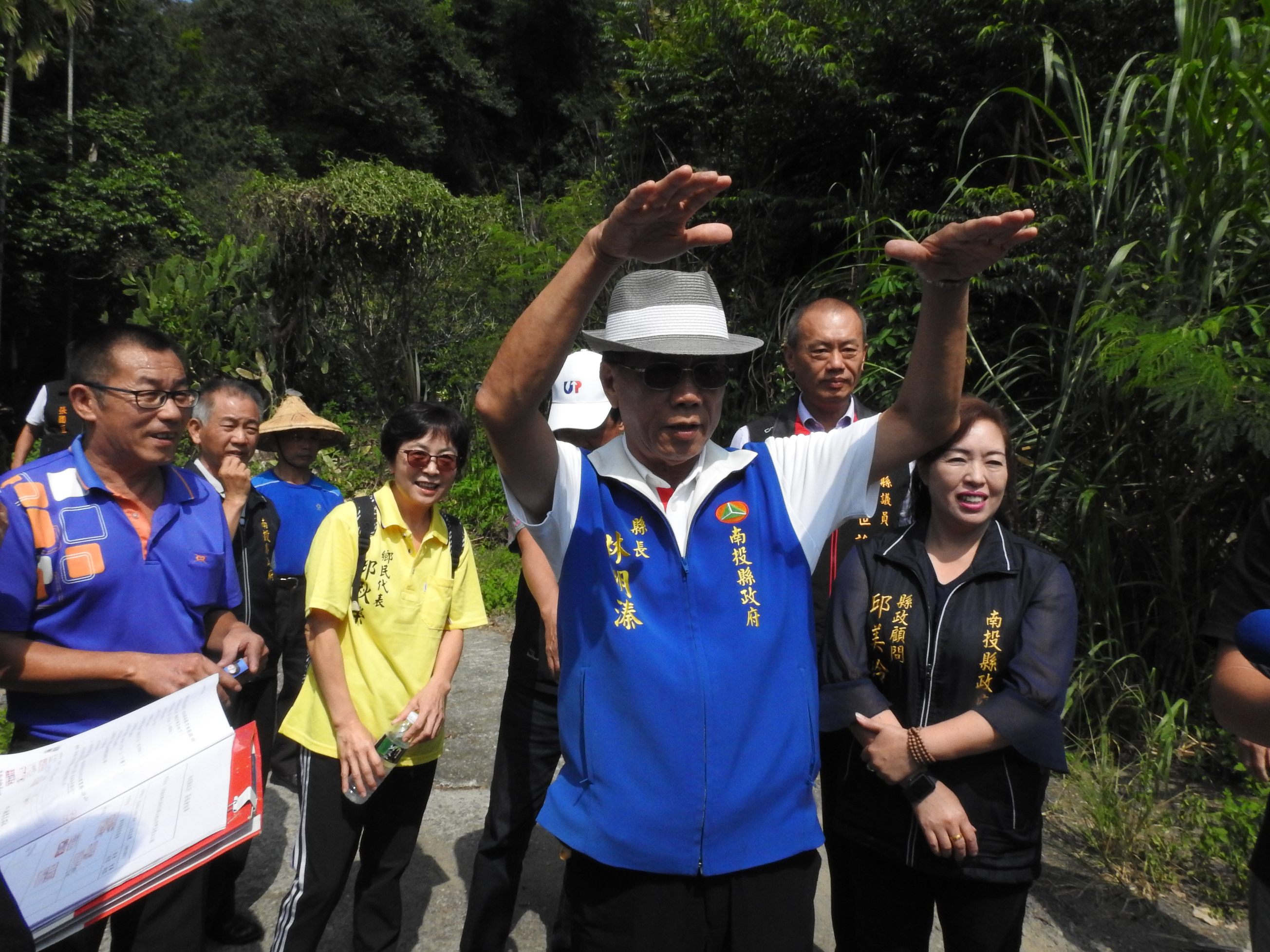 圖片-國姓兩野溪待整治、仁愛清流重劃待改善 林縣長會勘立解