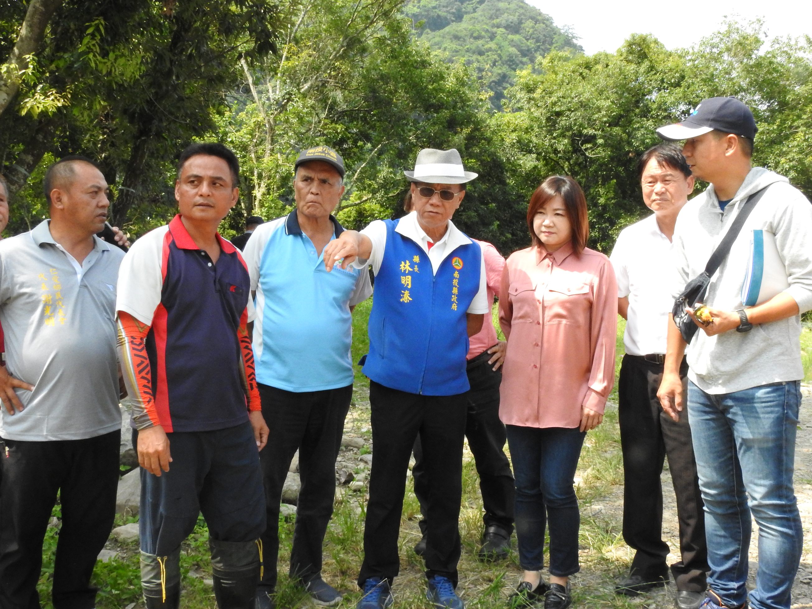 相關圖片1-國姓兩野溪待整治、仁愛清流重劃待改善 林縣長會勘立解