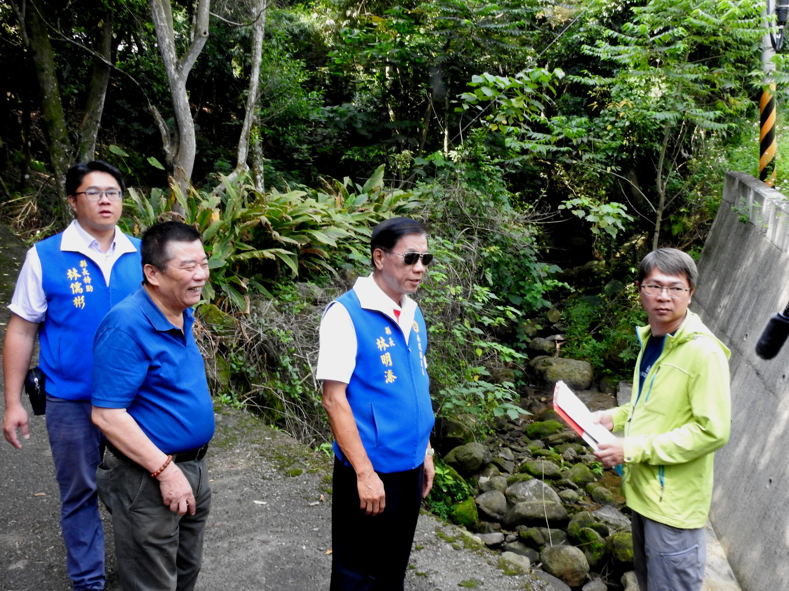 相關圖片3-國姓兩野溪待整治、仁愛清流重劃待改善 林縣長會勘立解