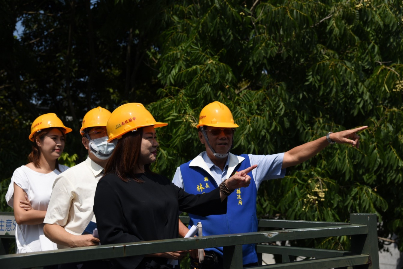 News images-Magistrate Lin Investigated the Electricity of Junior High School and Elementary School Campuses to Ensure All Classrooms Can Install Air-con  Aug.25