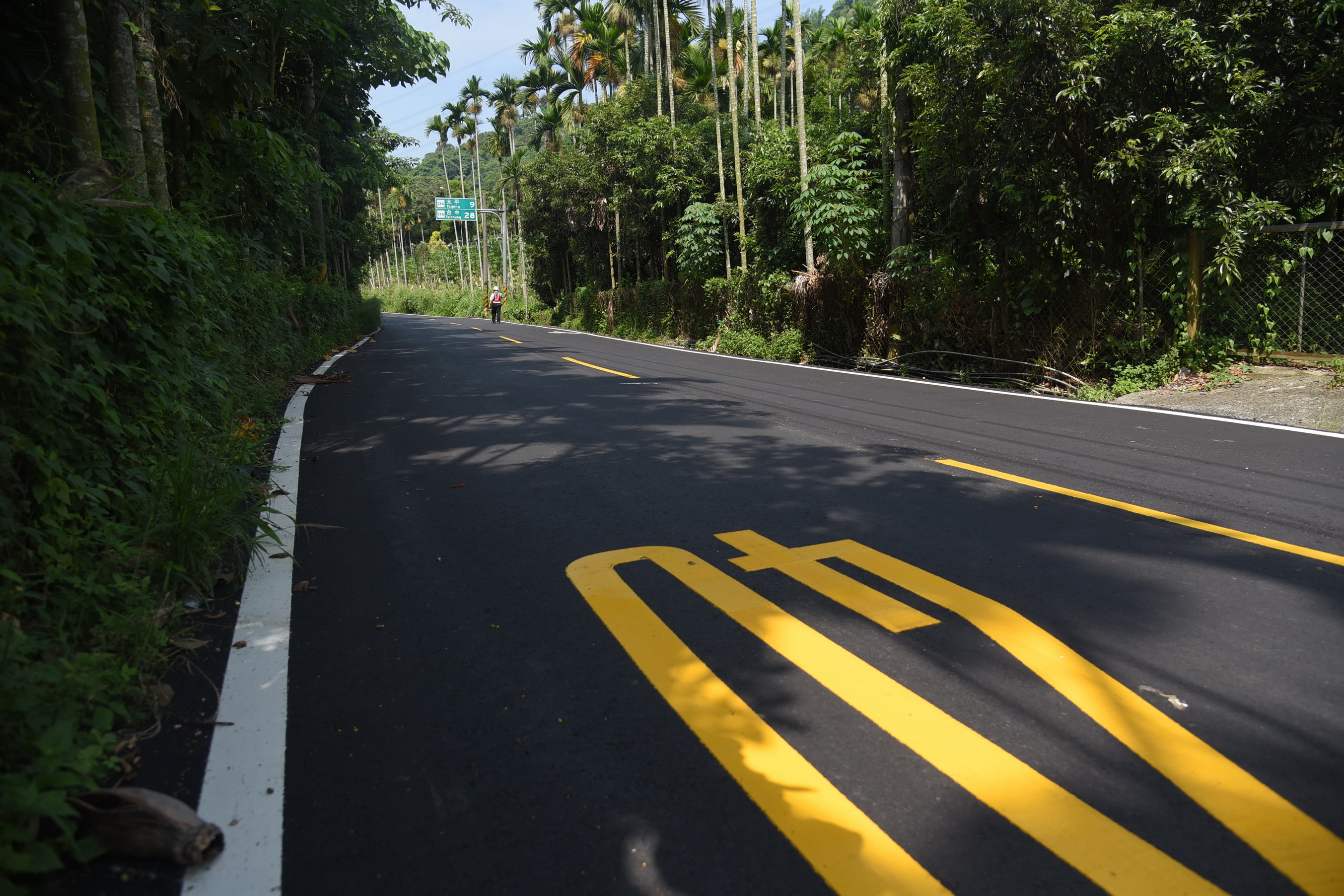 相關圖片4-林縣長視察縣道136線改善情形 路平無人孔蓋鄉親肯定