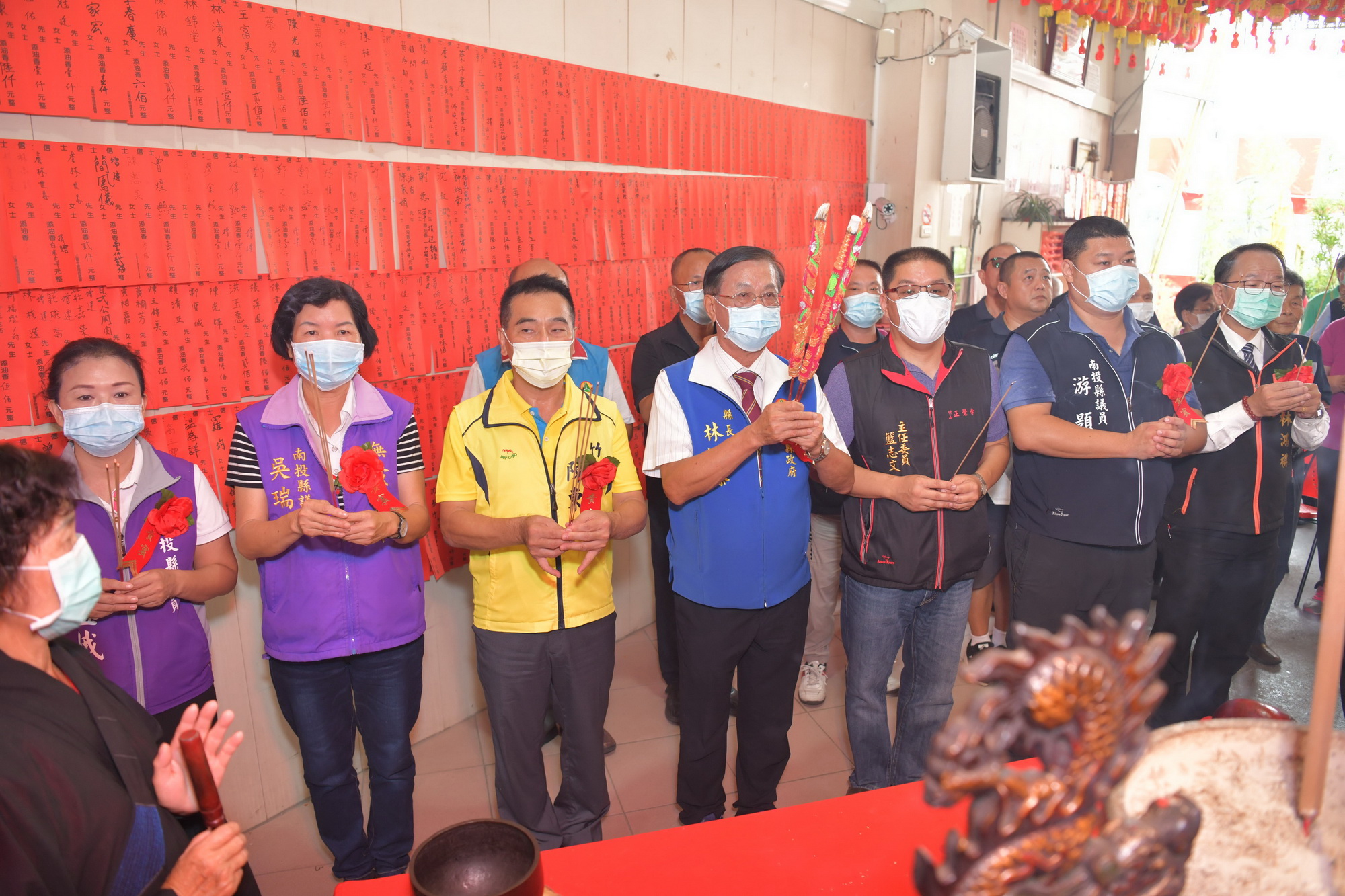 相關圖片1-正覺寺觀音大士爺文化祭　林縣長贈匾祝賀
